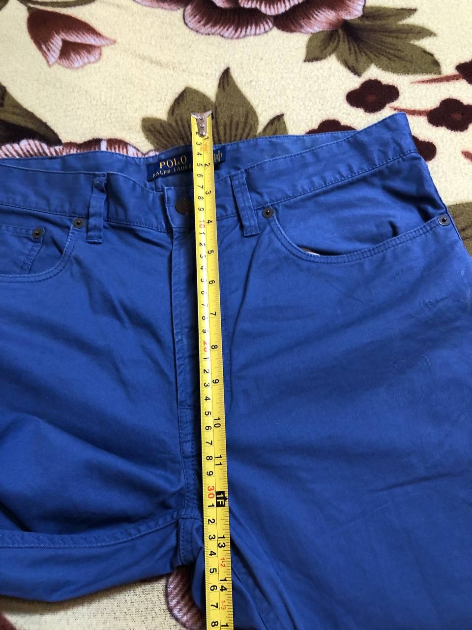 Polo Ralph Lauren Polo Ralph Lauren Trousers Pants Chino Blue Distressed Size US 32 / EU 48 - 14 Thumbnail