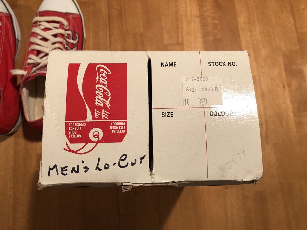 Coca Cola Vintage Coke Logo Sneakers w/ Box Size US 10 / EU 43 - 9 Thumbnail