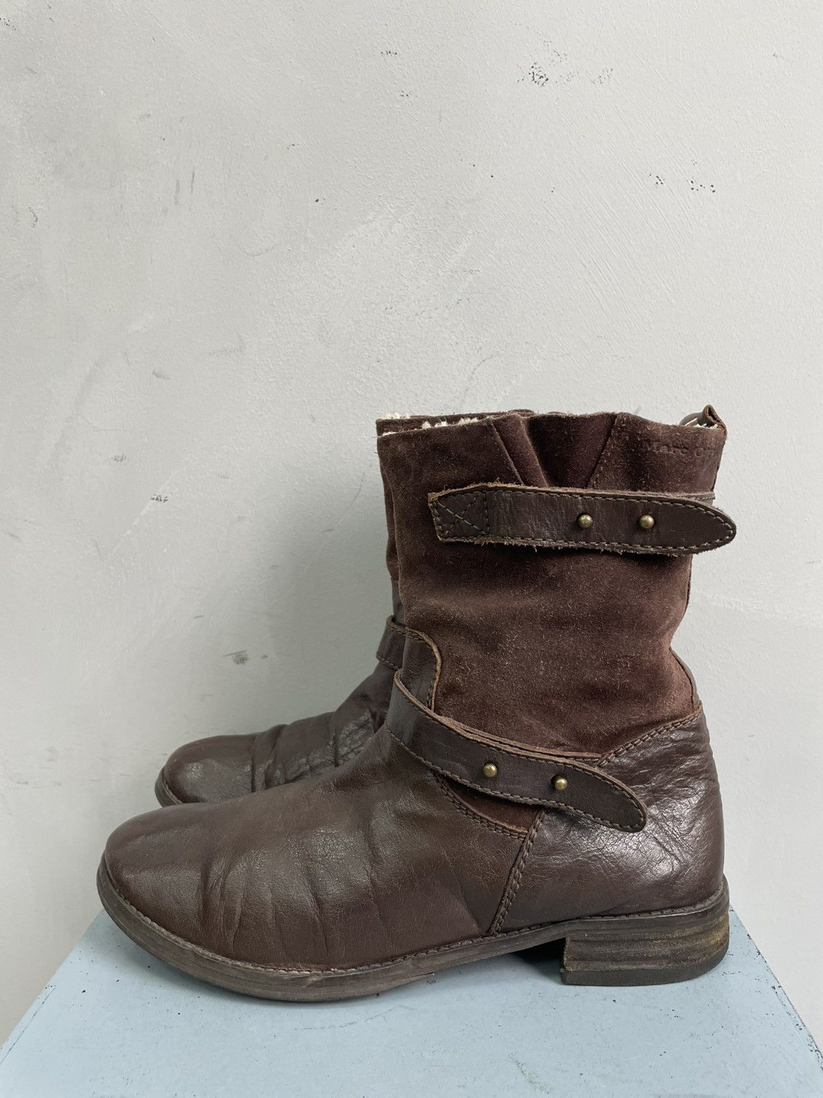 A.S.98 Ankle Avant Garde belted moto boots A.S. 98 style japanese Size US 7.5 / EU 40-41 - 6 Thumbnail