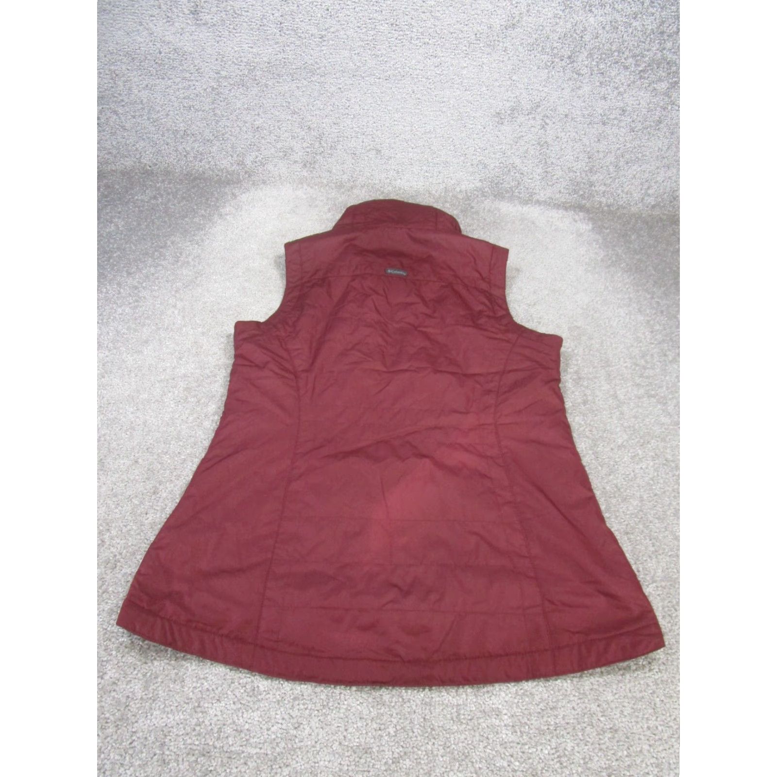 Vintage Columbia Vest Womens Small Lightweight Burgundy Red Puffer Size S / US 4 / IT 40 - 3 Thumbnail