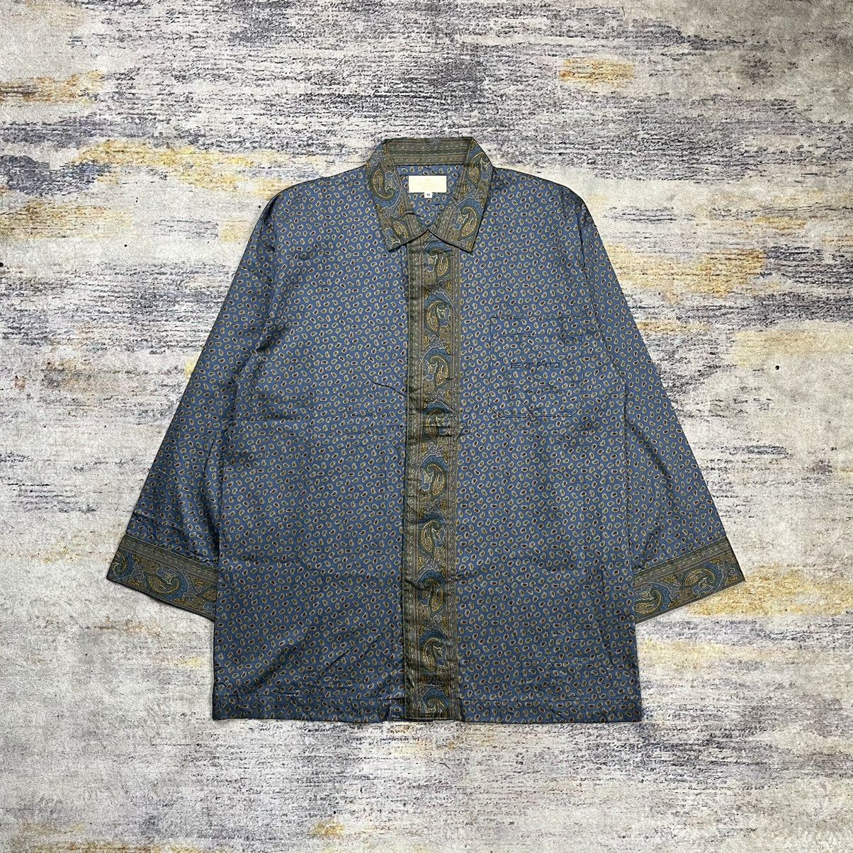 Etro × Vintage Vintage Etro Paisley hidden button shirt Size US M / EU 48-50 / 2 - 1 Thumbnail