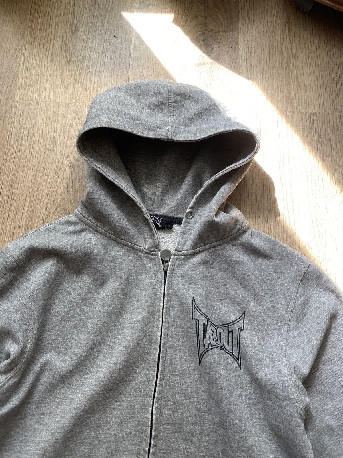 Affliction × Tapout Crazy vintage y2k TAPOUT distressed skulls zip up hood skate Size US S / EU 44-46 / 1 - 4 Thumbnail