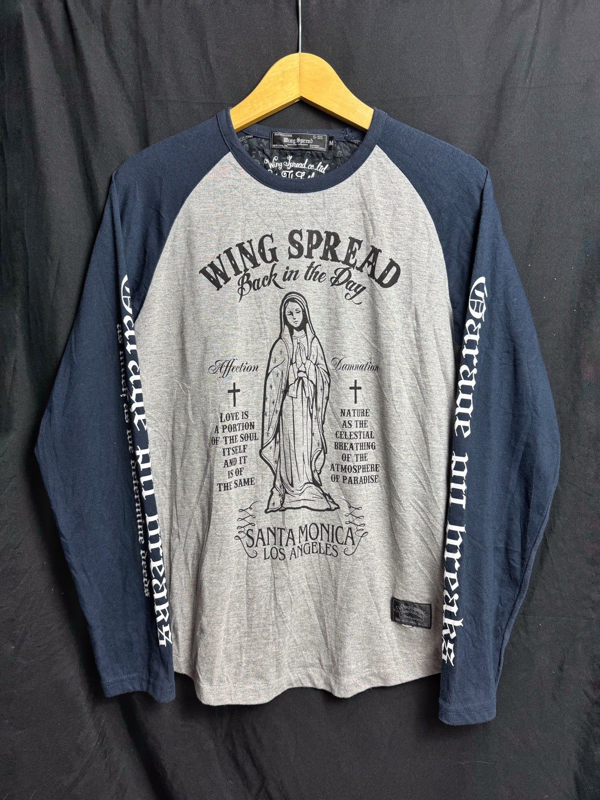 Hysteric Glamour × If Six Was Nine × Japanese Brand Wing Spread Virgin Mary Poem Long Sleeve Size US M / EU 48-50 / 2 - 1 Thumbnail