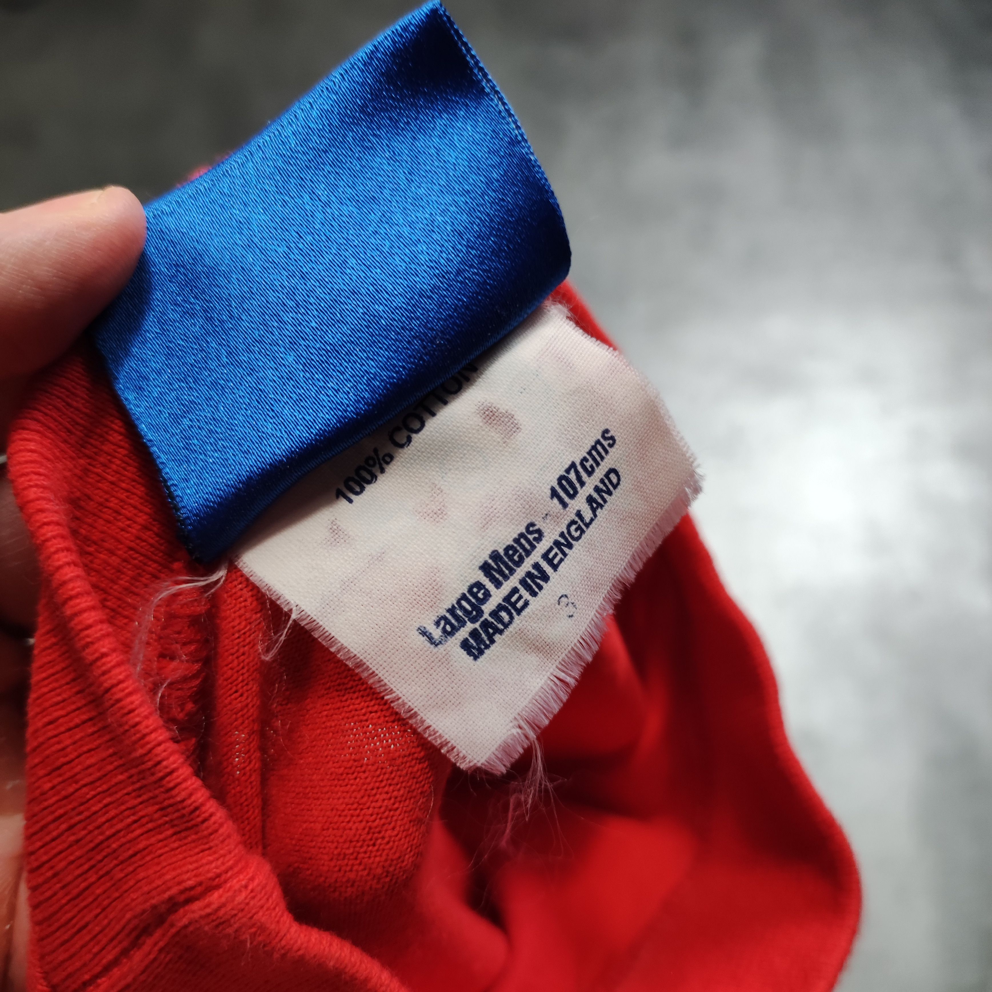 Umbro × Vintage RARE 90s England x Umbro Home Football Longsleeve Jersey Size US L / EU 52-54 / 3 - 8 Thumbnail