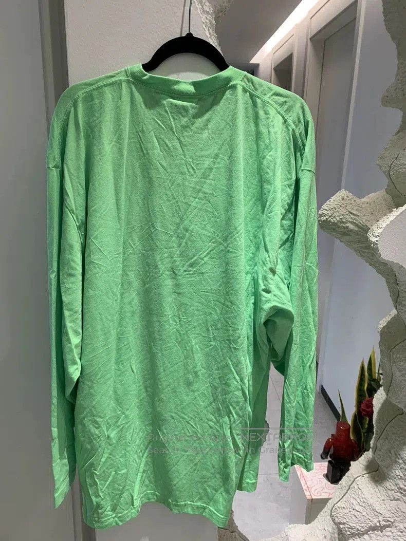 Balenciaga Balenciaga Green Long Sleeve T-Shirt XS. Size US XS / EU 42 / 0 - 4 Thumbnail