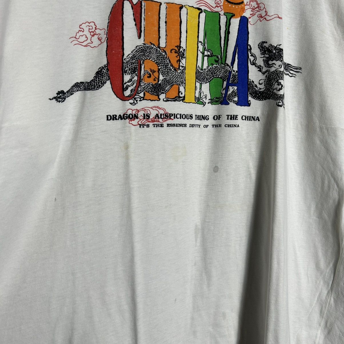 Vintage Vintage China Graphic Art Tshirt Size XL / US 12-14 / IT 48-50 - 4 Thumbnail