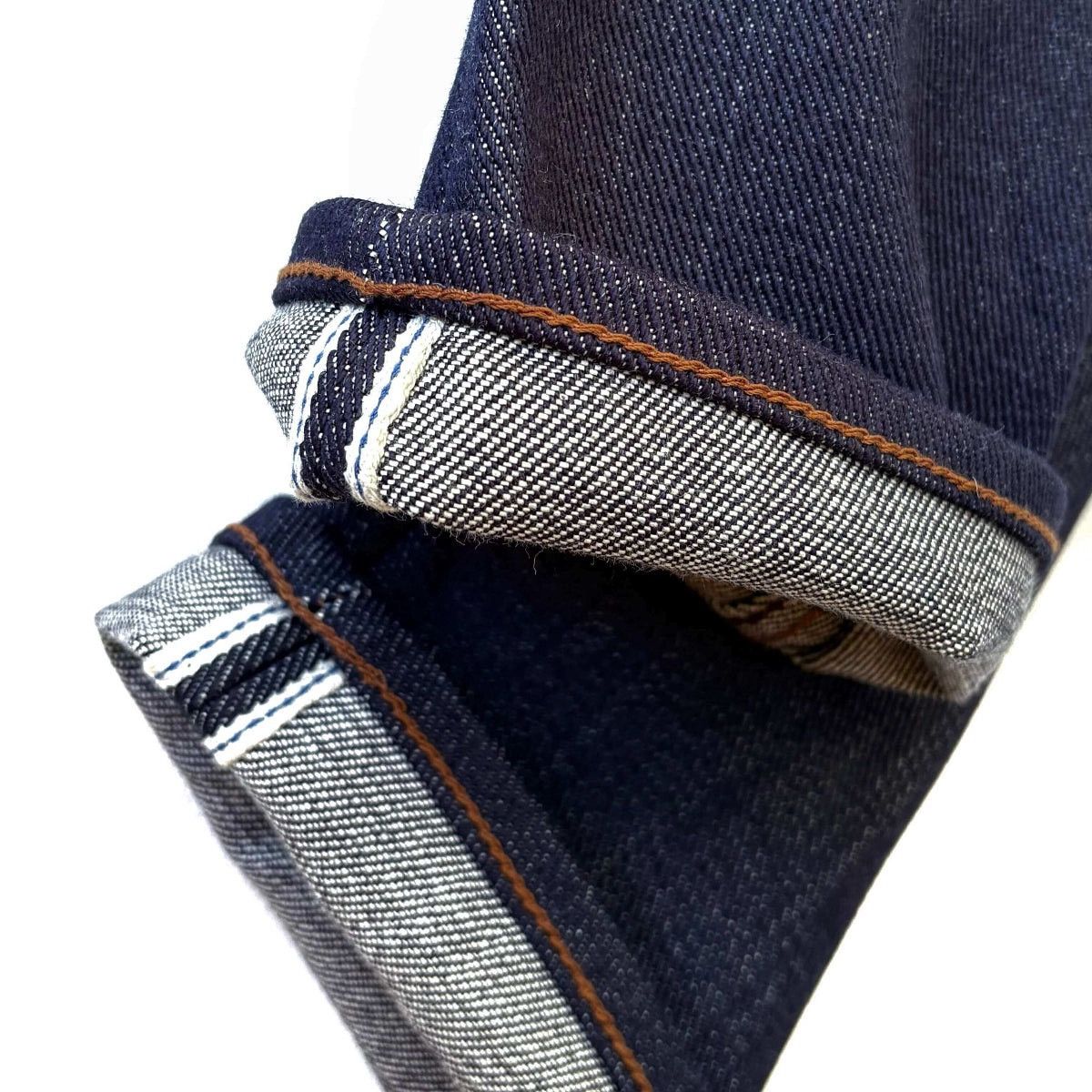 Unbranded Brand UB221 21oz Indigo Selvedge Tapered Fit Jeans