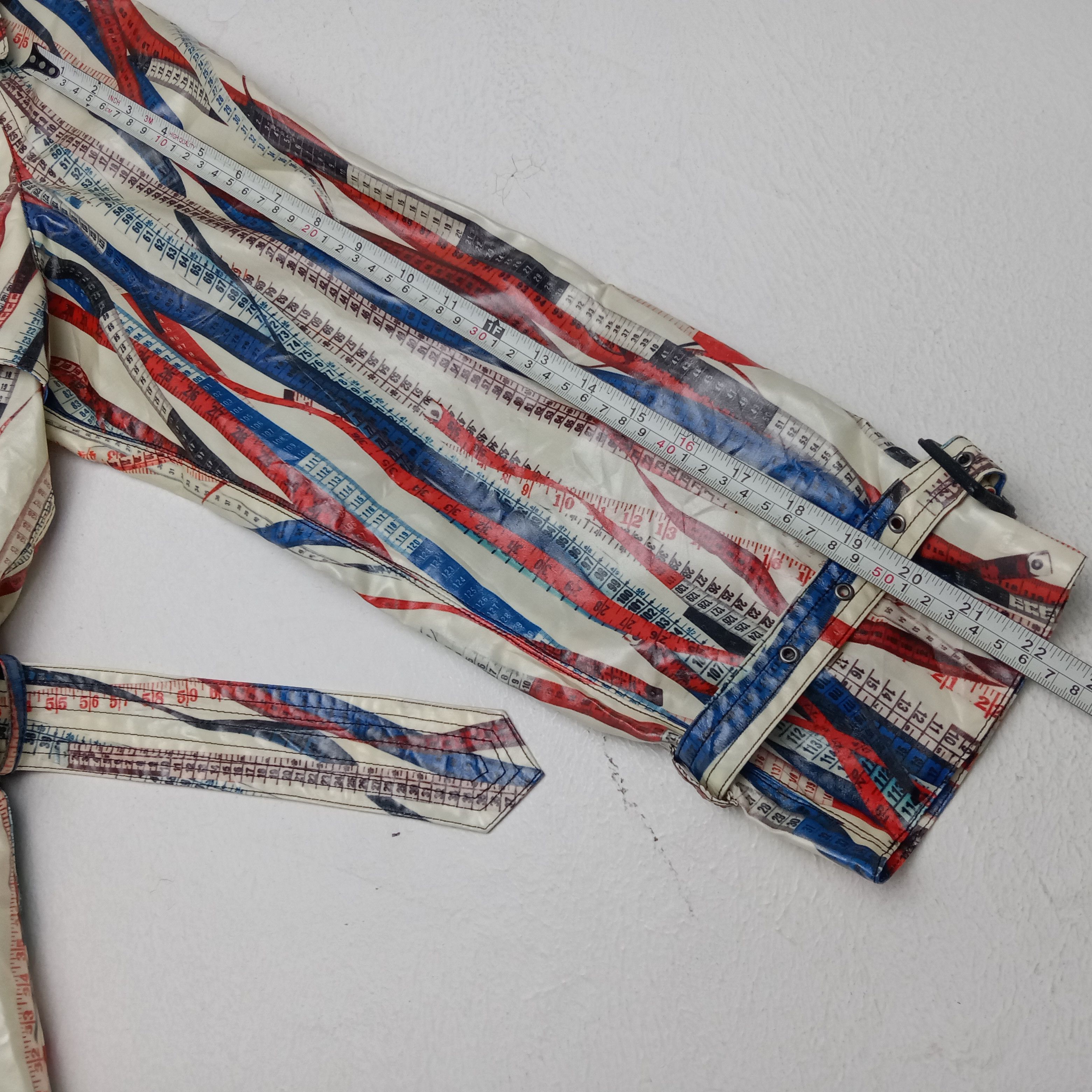 Designer × Jean Paul Gaultier × Vintage Vintage Jean Paul Gaultier Printed Knee Trench Coat Jacket Size S / US 4 / IT 40 - 8 Thumbnail