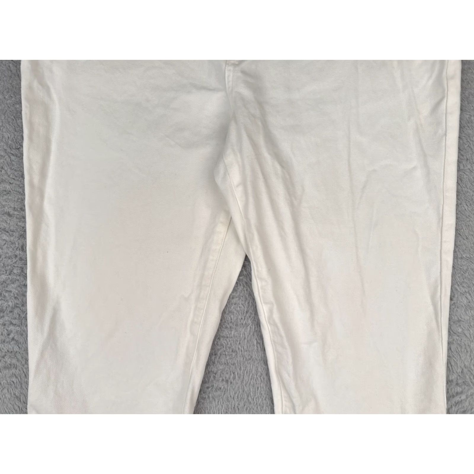 Ralph Lauren Lauren Ralph Lauren Jeans Women 8P White Denim Capri Crop 28 Size 30" / US 8 / IT 44 - 3 Thumbnail