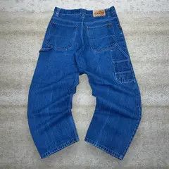 Jean baggy washed vintage y2k purple wide leg jeans Size US 30 / EU 46 - 6 Thumbnail