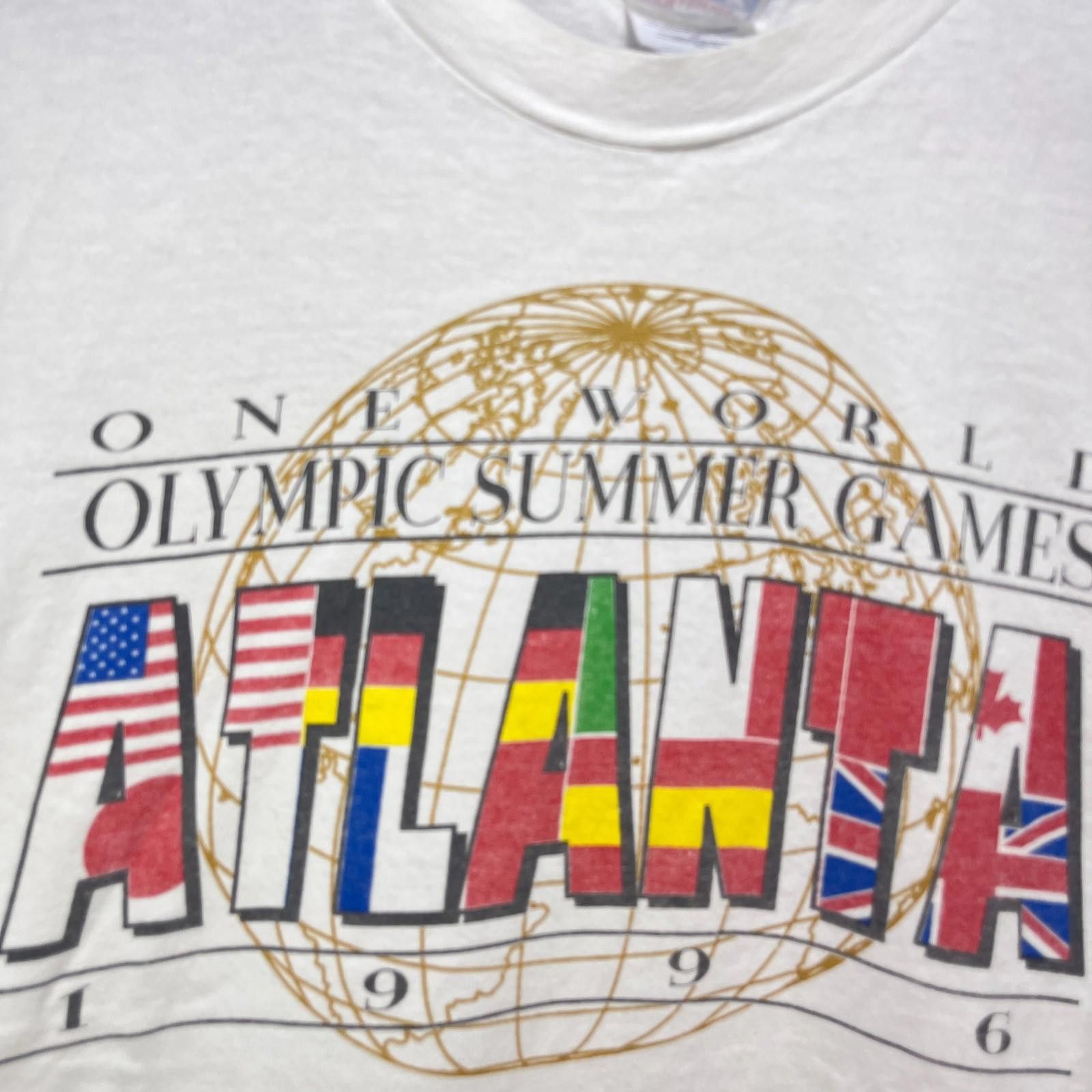 Vintage Vintage 1996 Atlanta USA Olympics T Shirt XL Size US XL / EU 56 / 4 - 3 Thumbnail