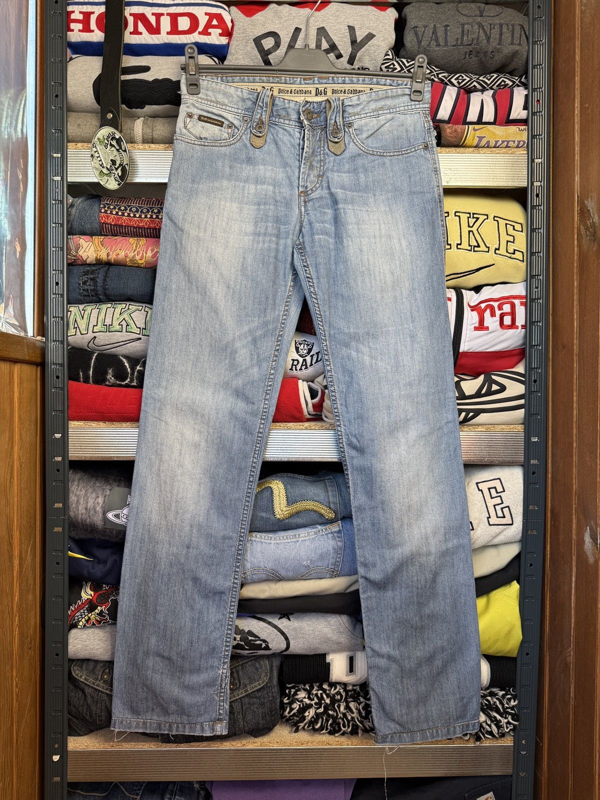 Dolce & Gabbana Crazy Y2K Vintage 90s Dolce&Gabanna Denim Jeans Size US 30 / EU 46 - 2 Thumbnail
