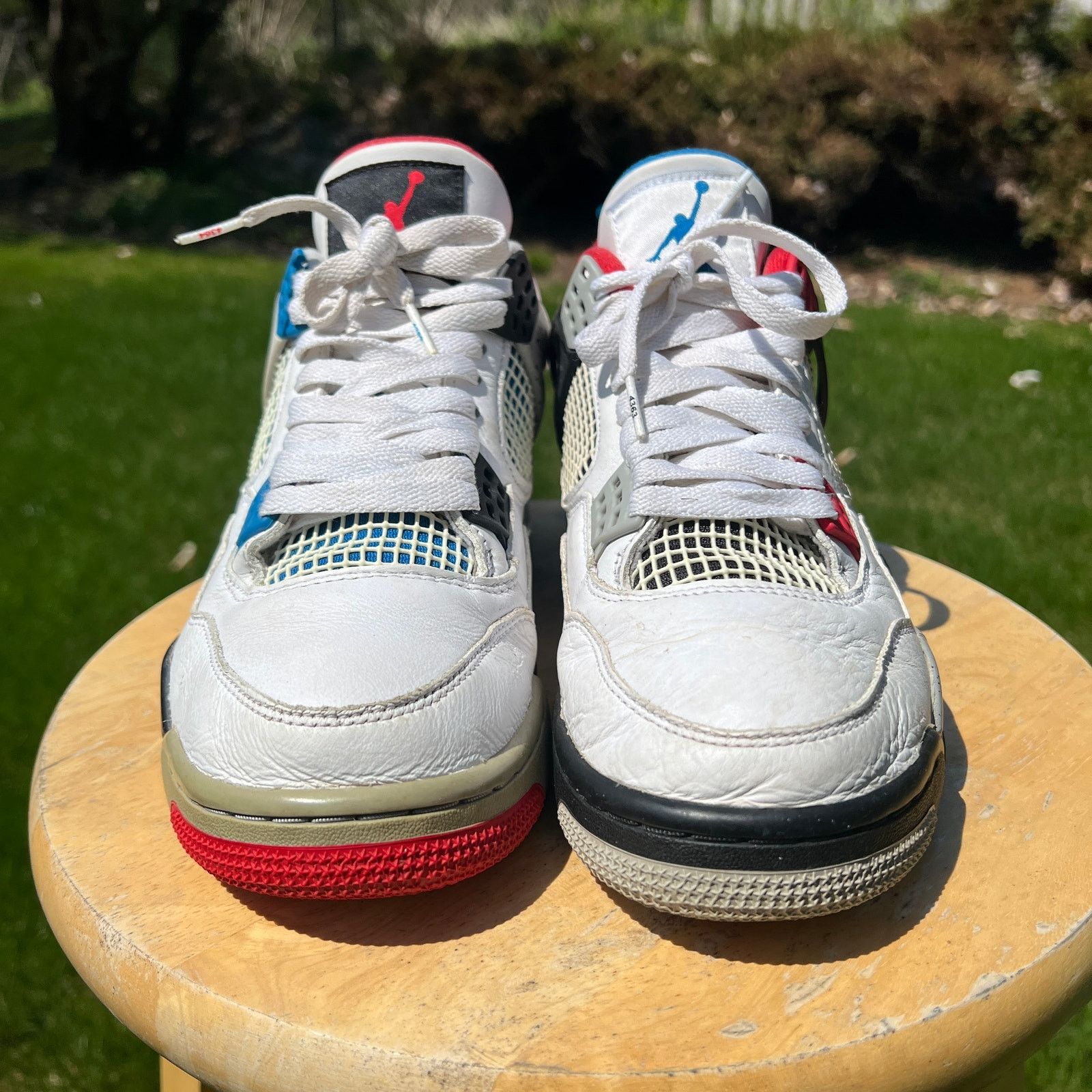 Jordan Brand × Nike Nike Air Jordan 4 Retro SE What The 4 Men's Shoes - Size 8.5 Size US 8.5 / EU 41-42 - 5 Thumbnail