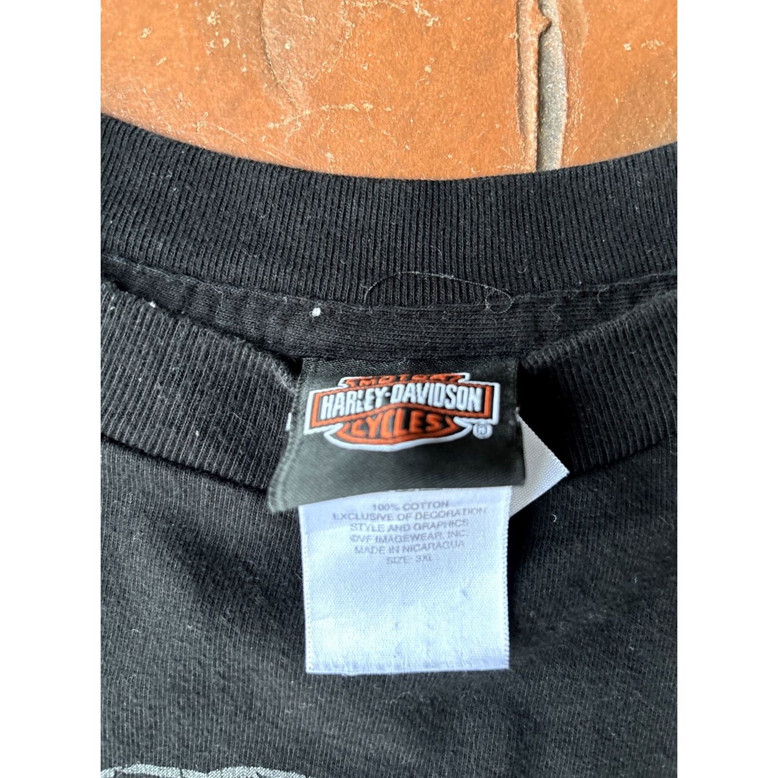 Harley Davidson VINTAGE Harley-Davidson Eagle California T-Shirt 3XL Black Short Sleeve Crew Neck Mens Shirt Logo 90s Biker USA Size US XXL / EU 58 / 5 - 2 Thumbnail