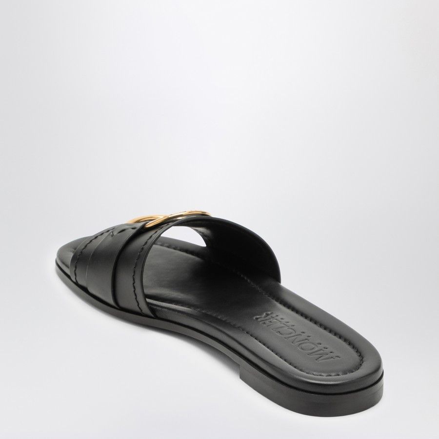 Moncler o1d2blof0924 Leather Slide Bell in Black Size US 6 / IT 36 - 4 Thumbnail