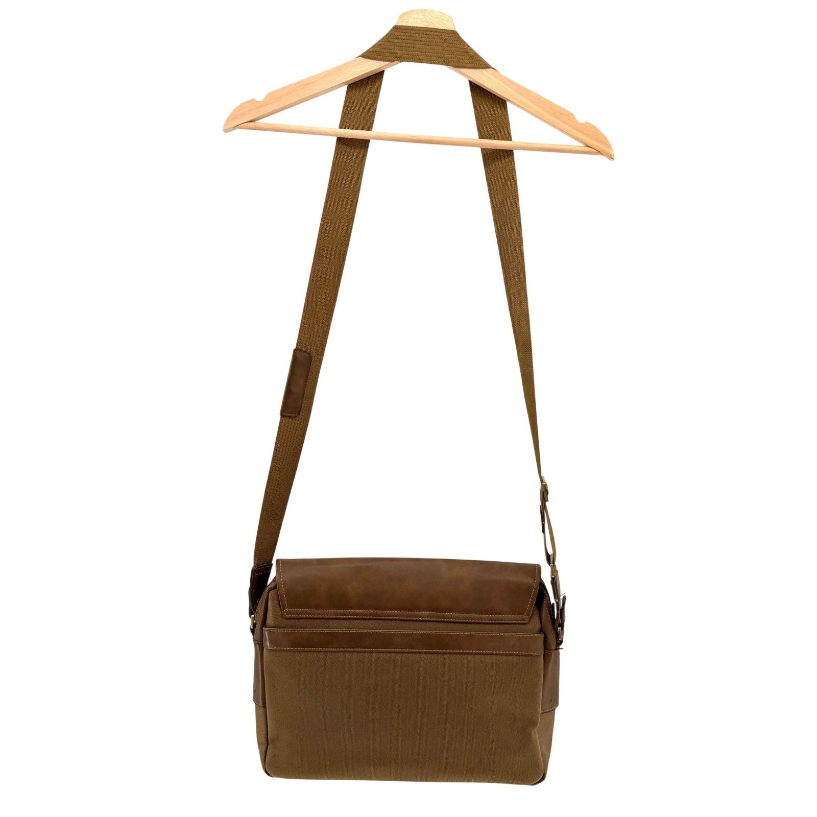 Bally Tan Grade High Leather Canvas Satchel Briefcase Laptop Bag Size ONE SIZE - 5 Thumbnail