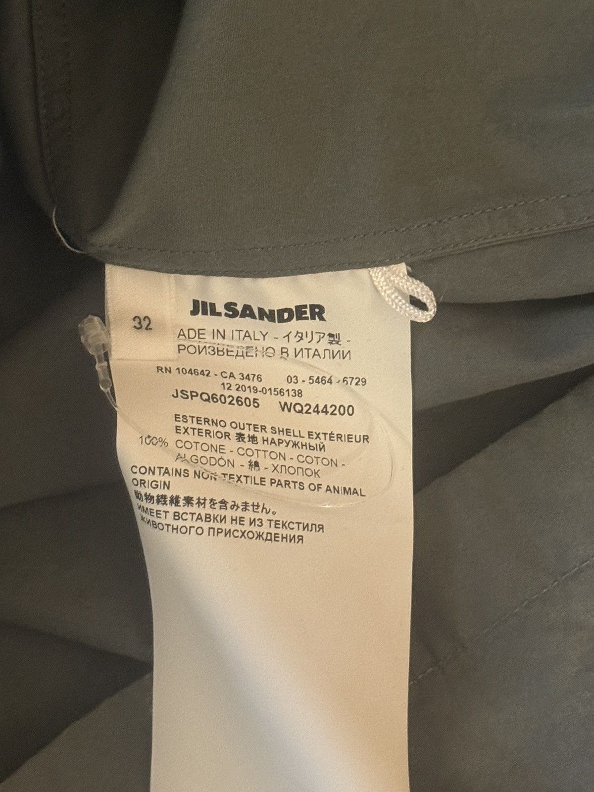 Jil Sander Jil Sander Cotton Pullover Jacket Size US L / EU 52-54 / 3 - 7 Thumbnail