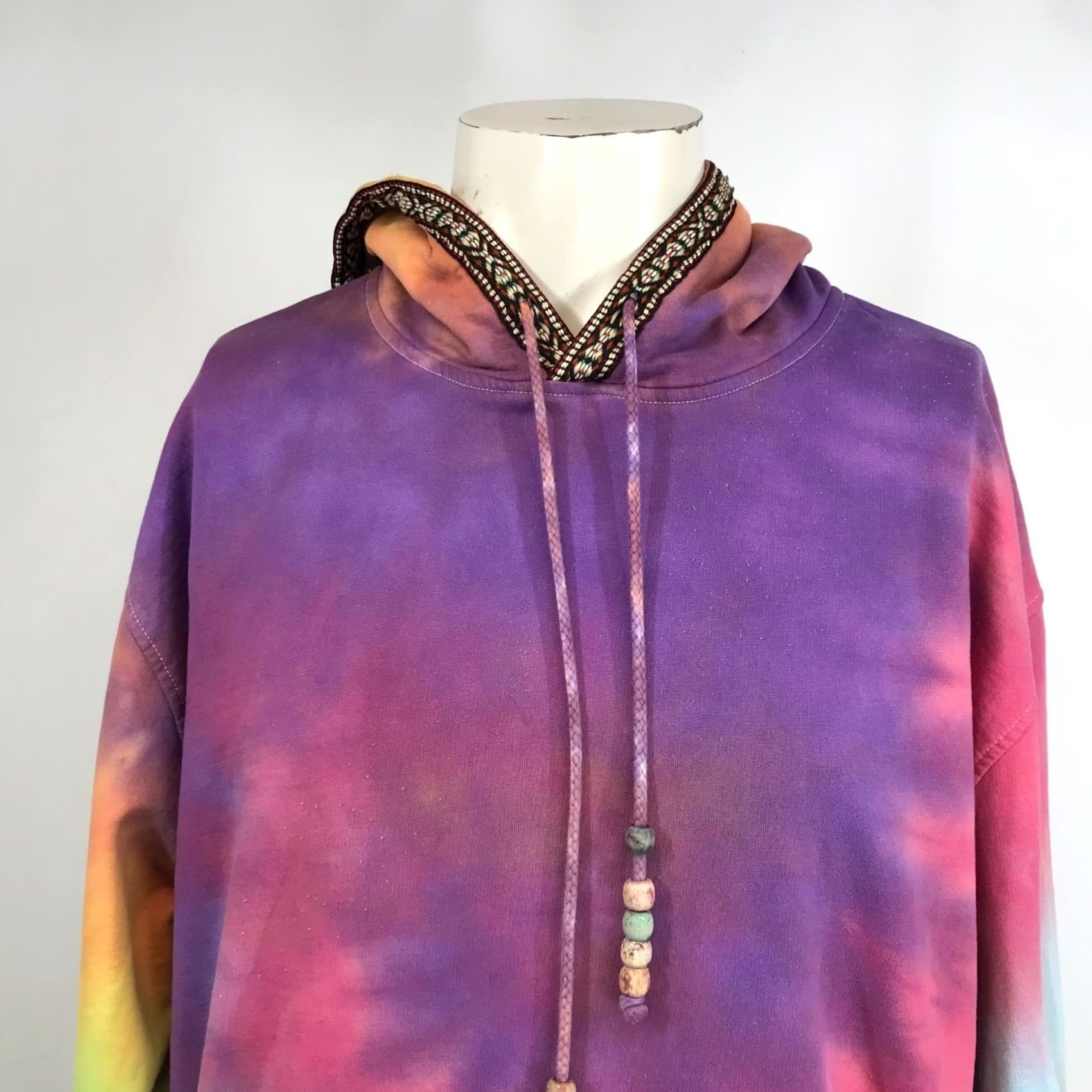 Walls WITHOUT WALLS Hooded Pullover Sweatshirt Mens L Tie Dye Long Sleeve Multicolor Size US L / EU 52-54 / 3 - 2 Thumbnail