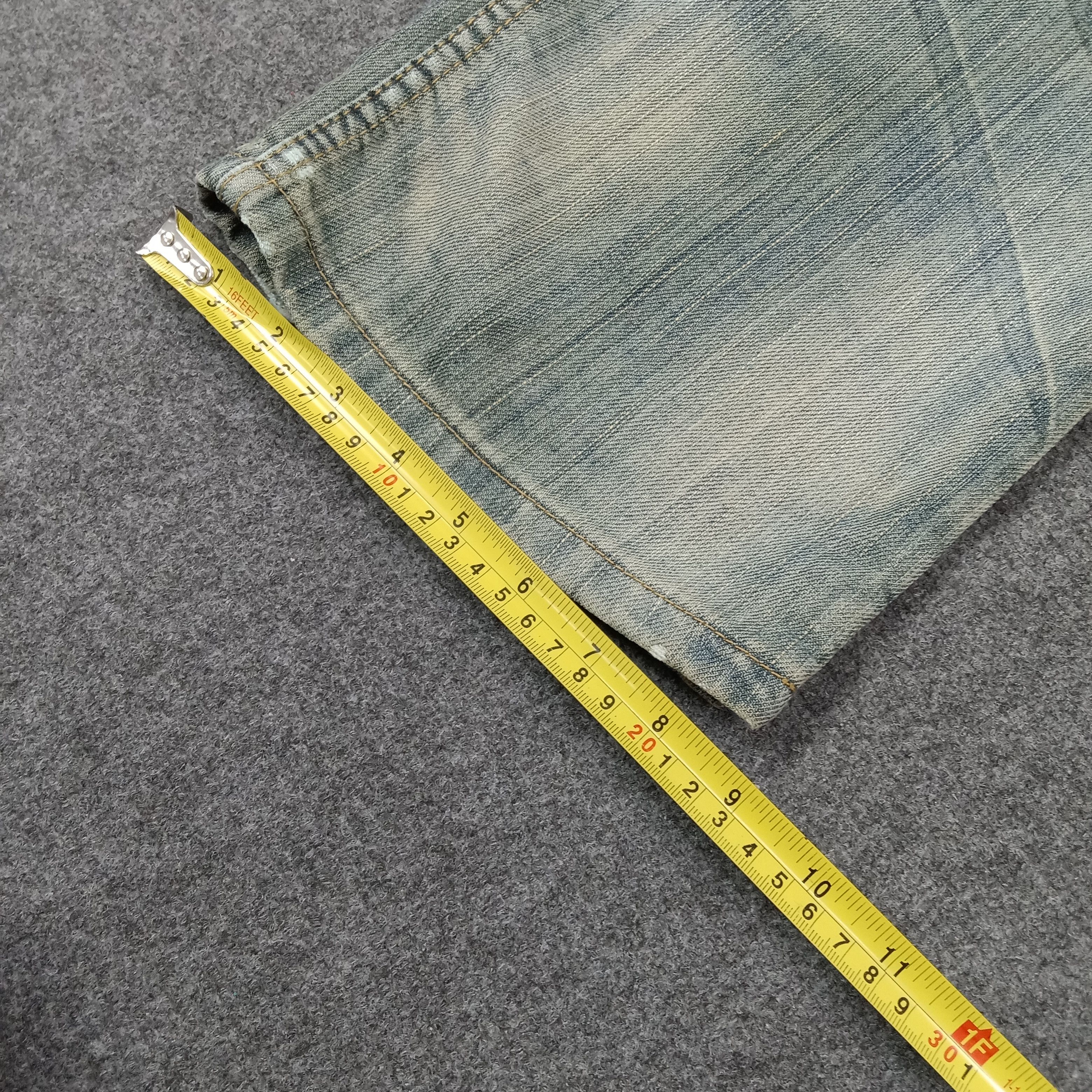 FUSAI F.U.S.A.I Focus USA Bikers Knee Denim Jeans C258N25 Size US 32 / EU 48 - 17 Thumbnail