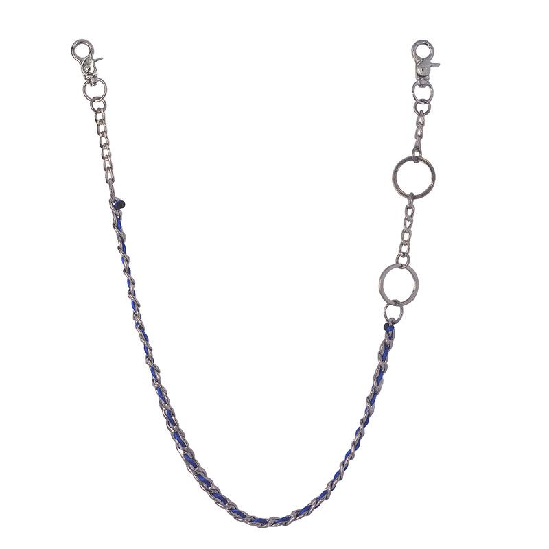 Japanese Brand × Jewelry 30-Inch Biker Pants Chain with Blue Thread 9mm Link Size ONE SIZE - 1 Thumbnail