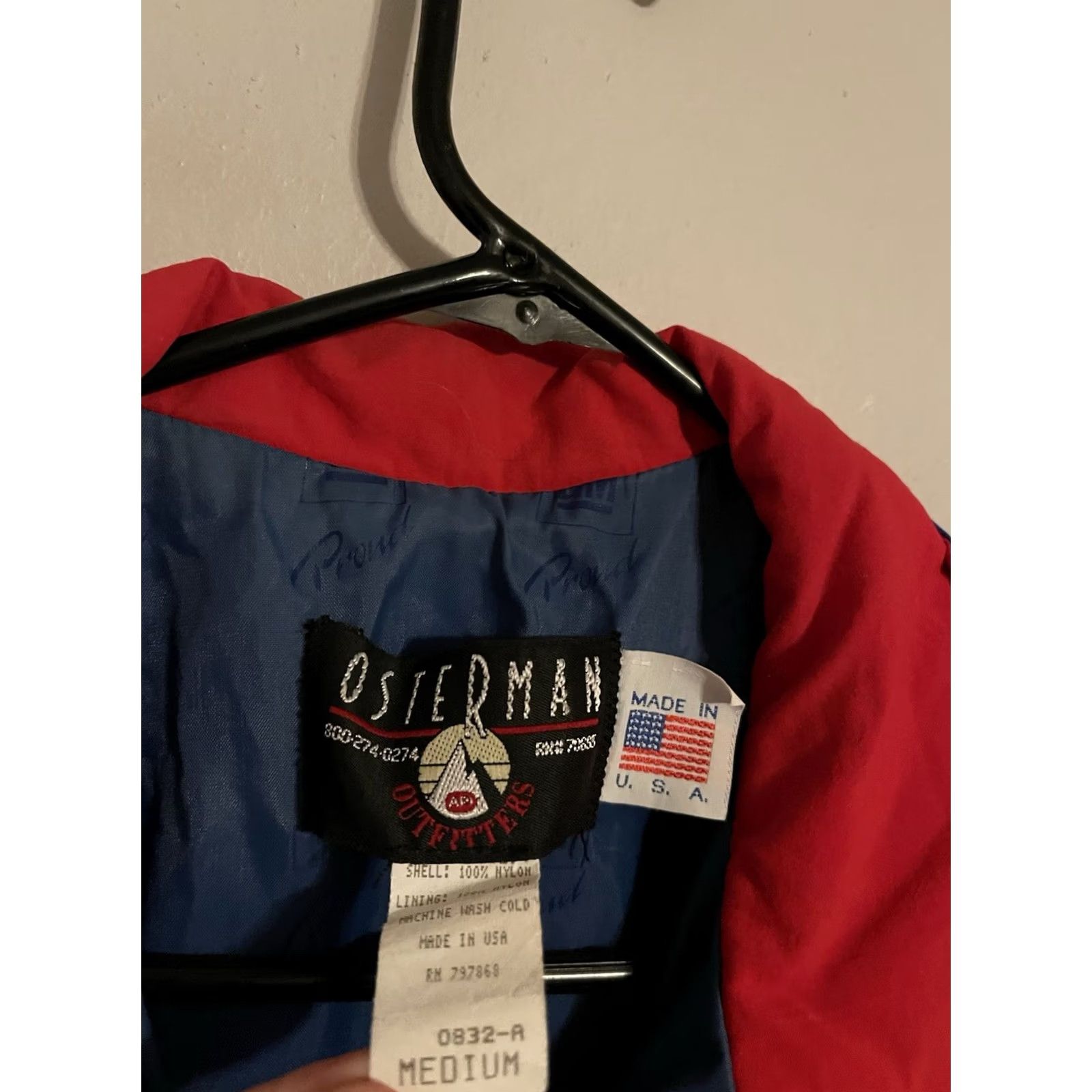 Vintage Vintage GM Proud NGIC General Motors Cars Racing Osterman Jacket - Mens Medium Blue Nylon Size US M / EU 48-50 / 2 - 3 Thumbnail