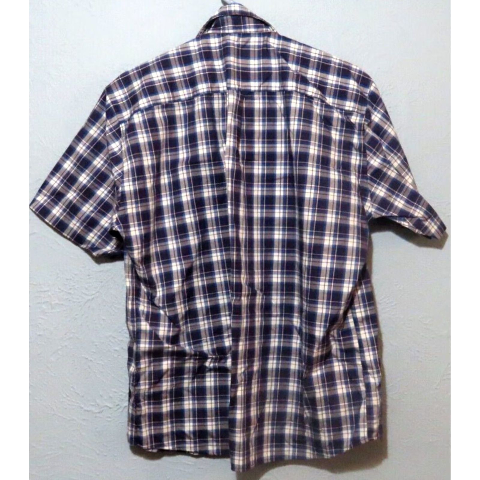 Peter Millar Peter Millar Shirt Button-Up Short Sleeve Plaid Cotton Multicolor Blue L Men Pocketed Casual Travel Regular Shirt Size US L / EU 52-54 / 3 - 6 Thumbnail