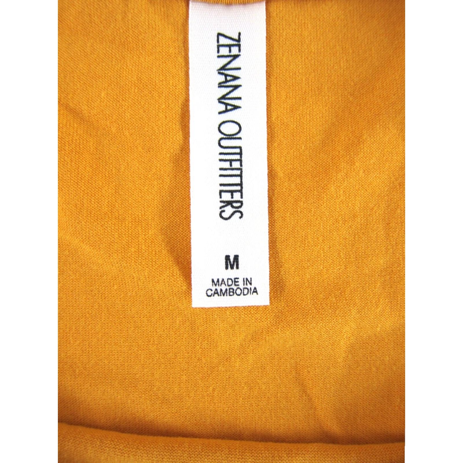 Vintage Zenana Outfitters Orange Jersey Stretch Empire Long Sleeve Maxi Dress M Size M / US 6-8 / IT 42-44 - 3 Thumbnail
