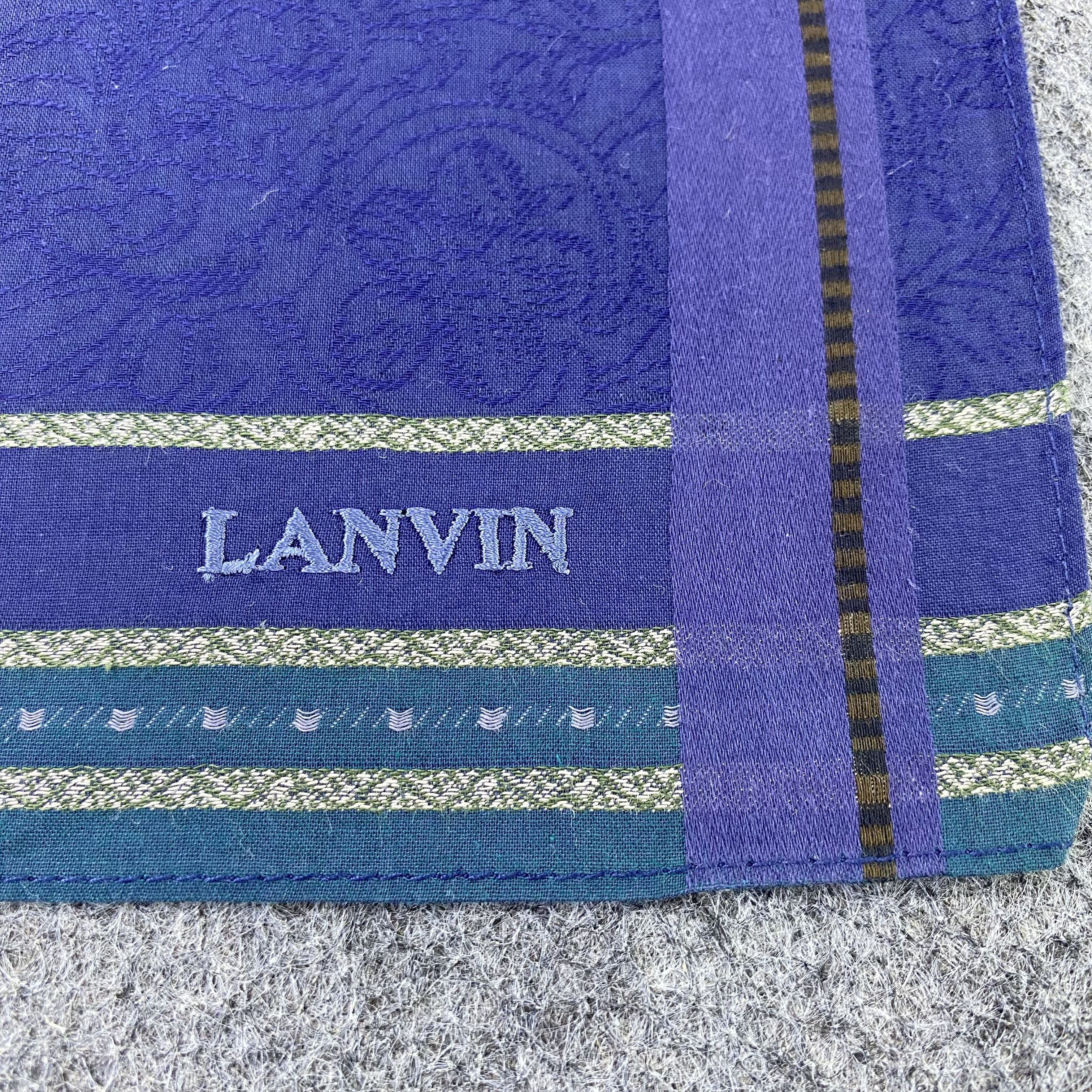 Lanvin Lanvin Handkerchief Neckerchief Bandana-B1799 Size ONE SIZE - 7 Thumbnail