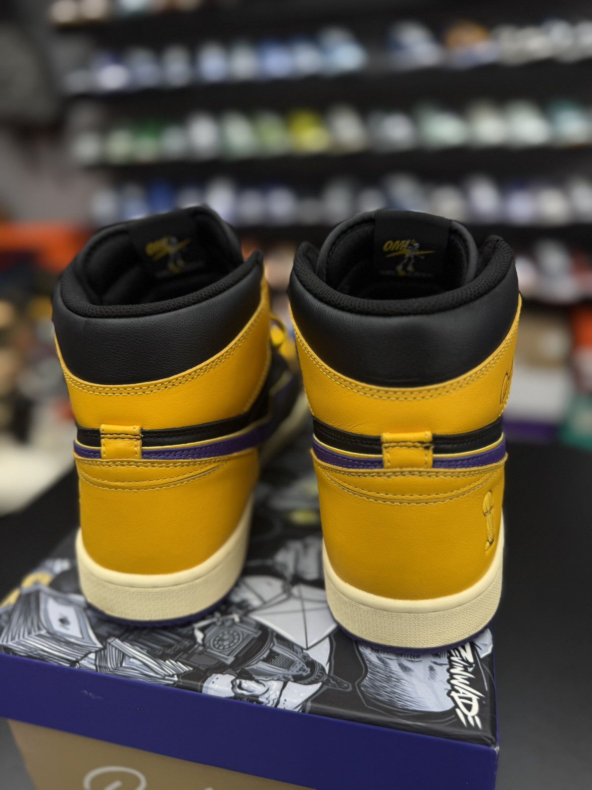 Designer OMI In Hellcat Sneakers Kobe Lakers Colors Size 13US Size US 13 / EU 46 - 8 Thumbnail