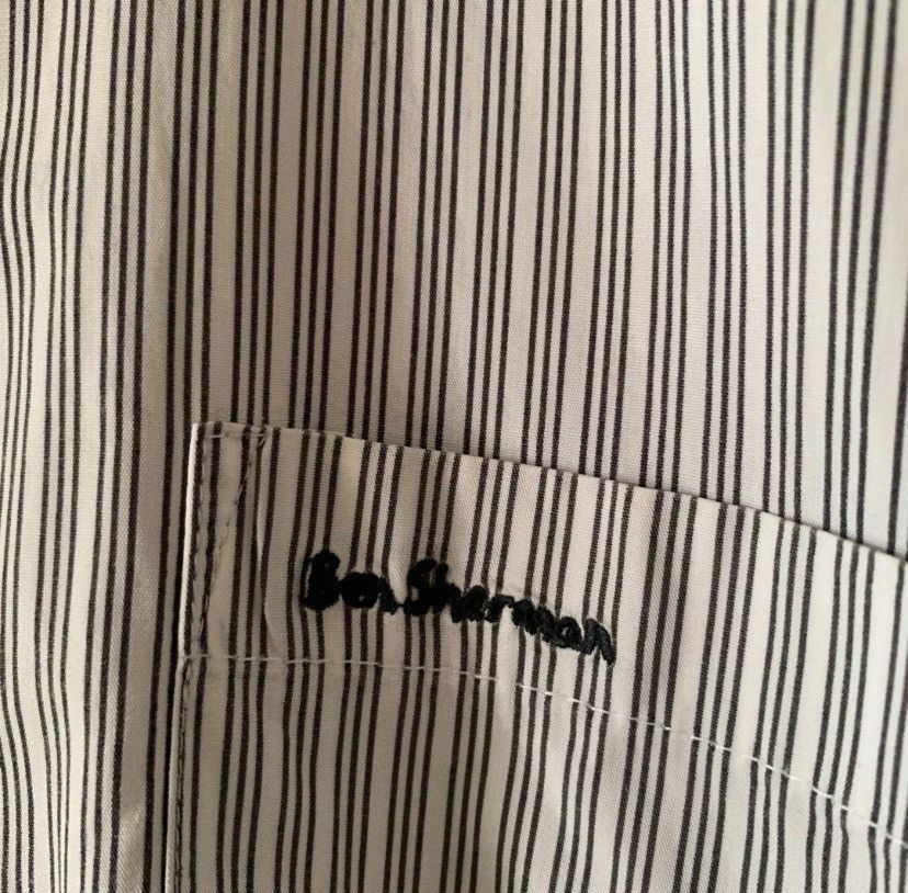 Ben Sherman × Designer × Vintage Ben Sherman London Button Up Stripes Shirts Size US M / EU 48-50 / 2 - 4 Thumbnail