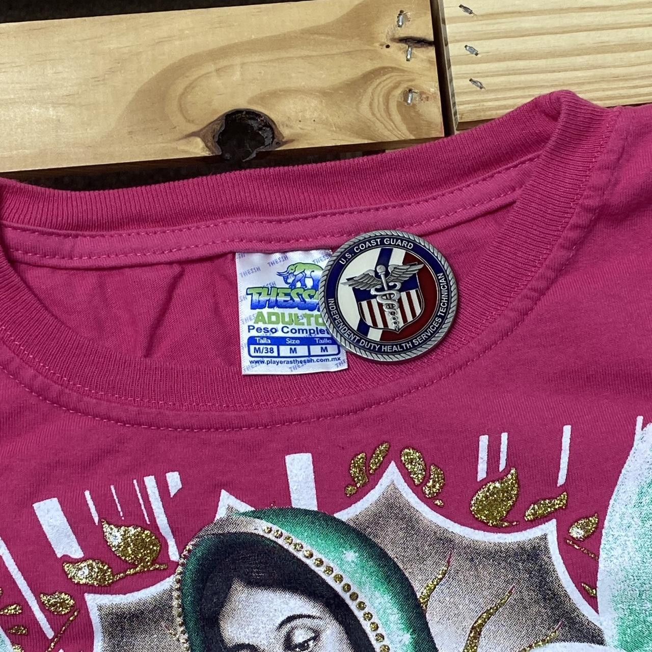 Other Vintage Our Lady of Guadalupe Pink Jesus Tee Size Medium Size US M / EU 48-50 / 2 - 3 Thumbnail