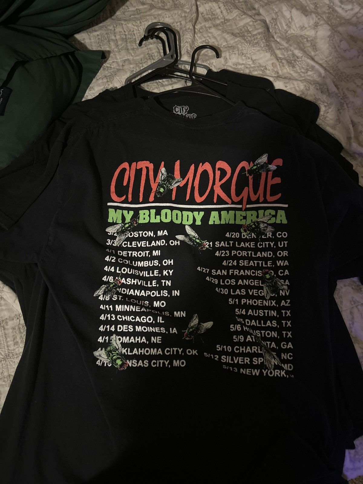 City Morgue City work my bloody America tour merch Size US XL / EU 56 / 4 - 2 Thumbnail