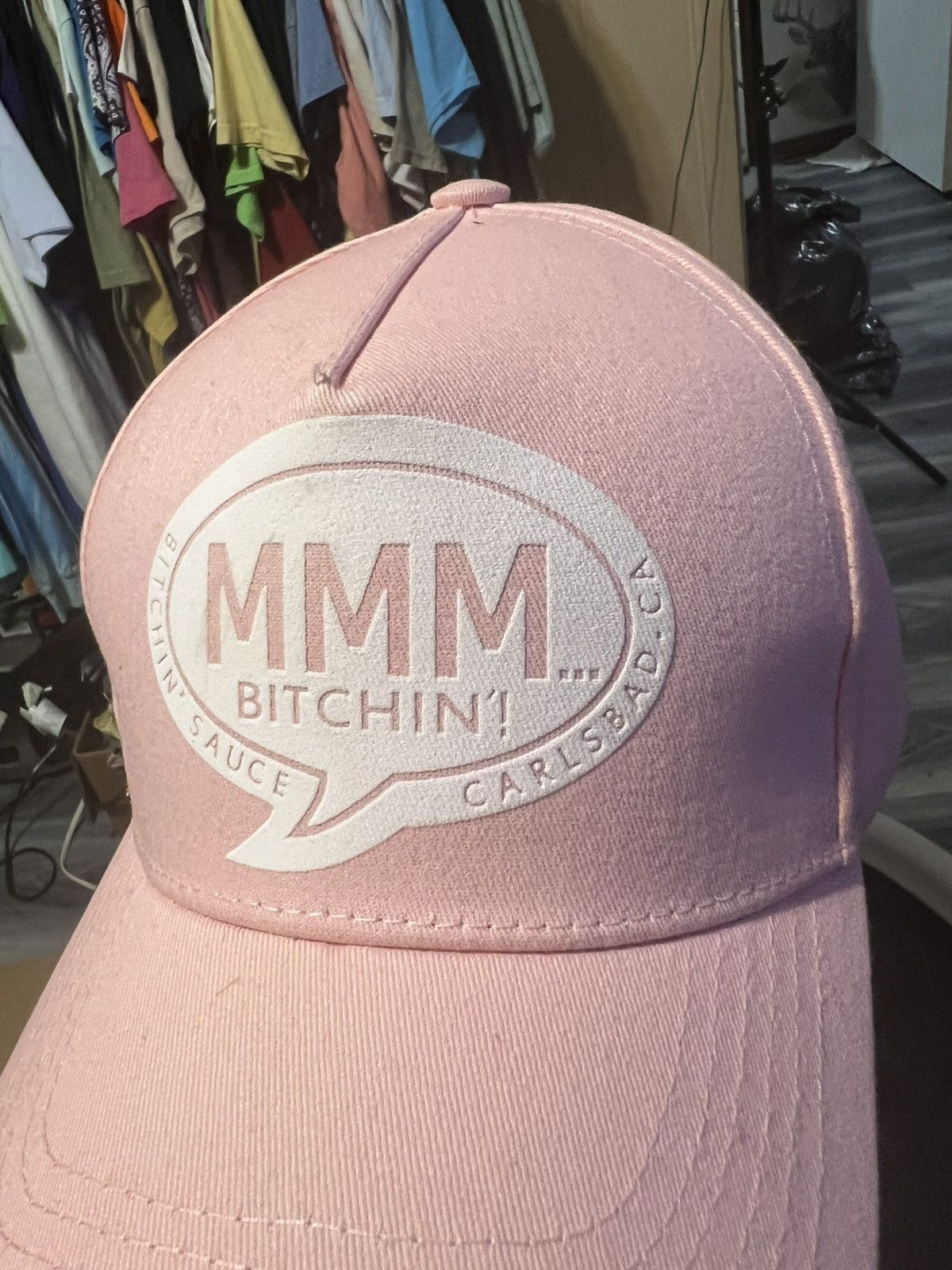 Vintage MMM Bitchin Sauce Adjustable Hat Size ONE SIZE - 3 Thumbnail