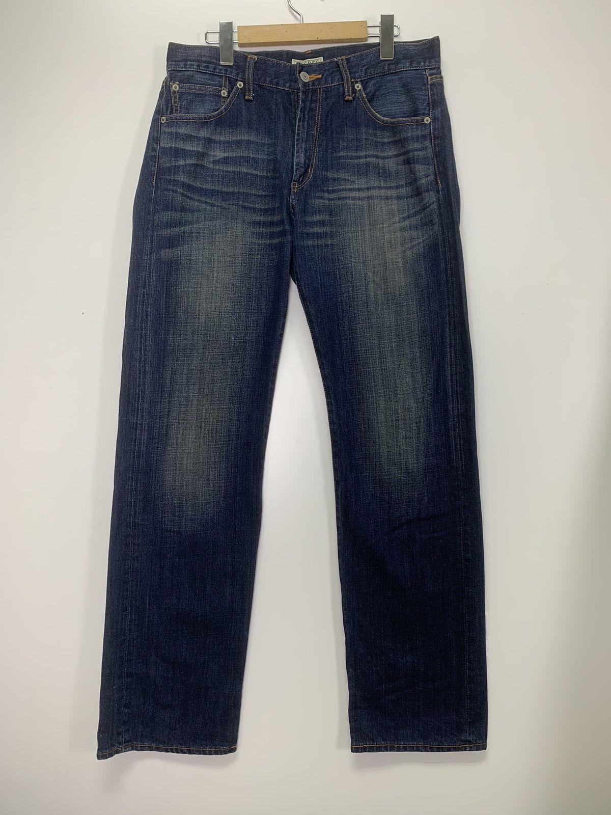 Japanese Brand × Vintage Vintage Distressed denim Size US 36 / EU 52 - 1 Thumbnail