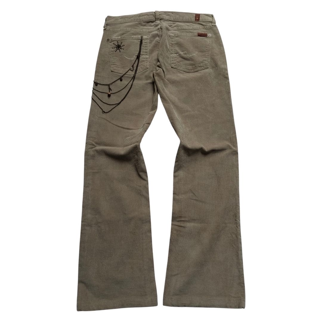 The Great China Wall 7for all mankind X TGCW embelished Western corduroy pant Size US 29 - 2 Thumbnail
