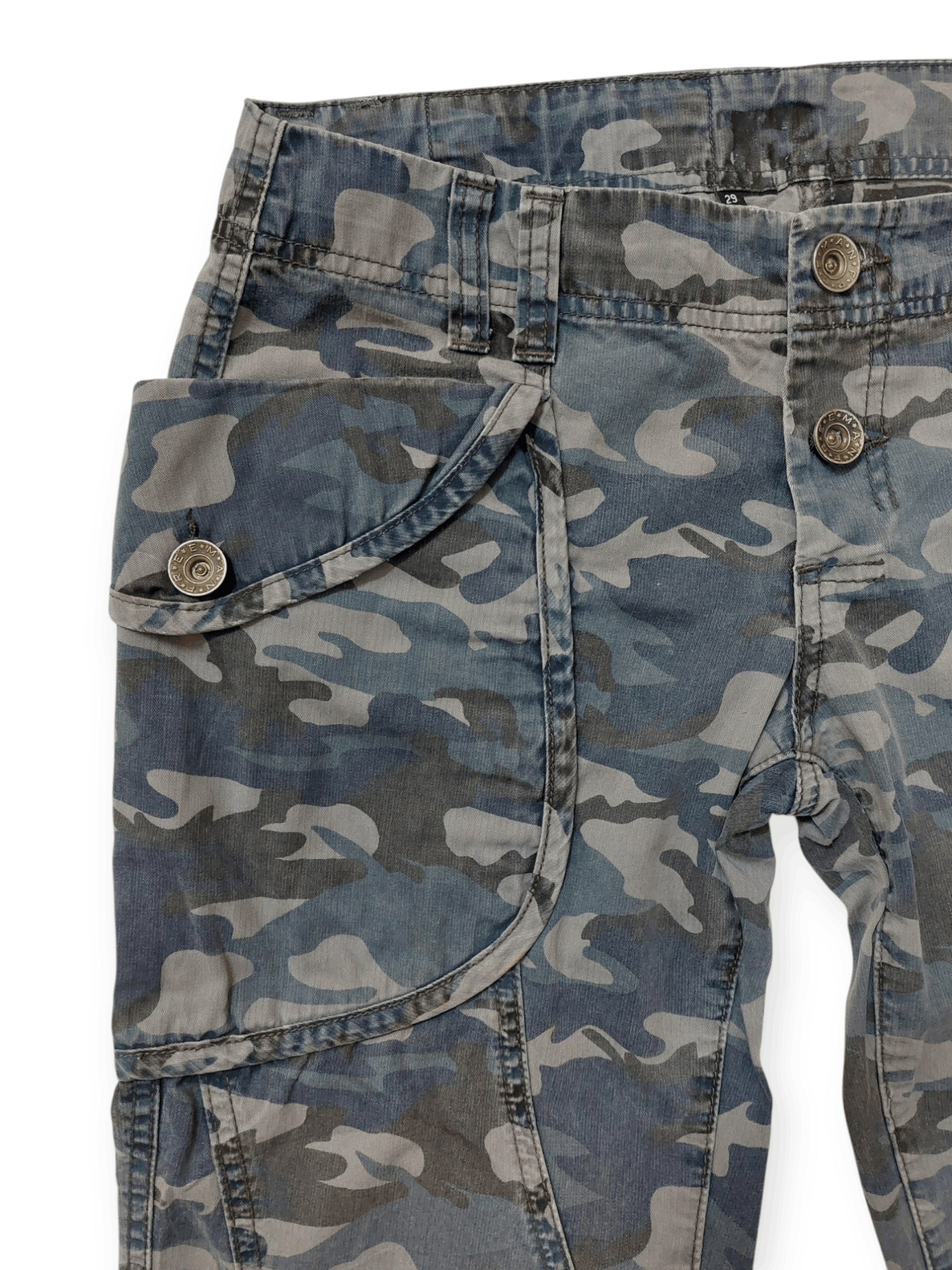 Freeman T. Porter Freeman T Potter Flare Military Low Rise Big Pocket Size 30" / US 8 / IT 44 - 6 Thumbnail