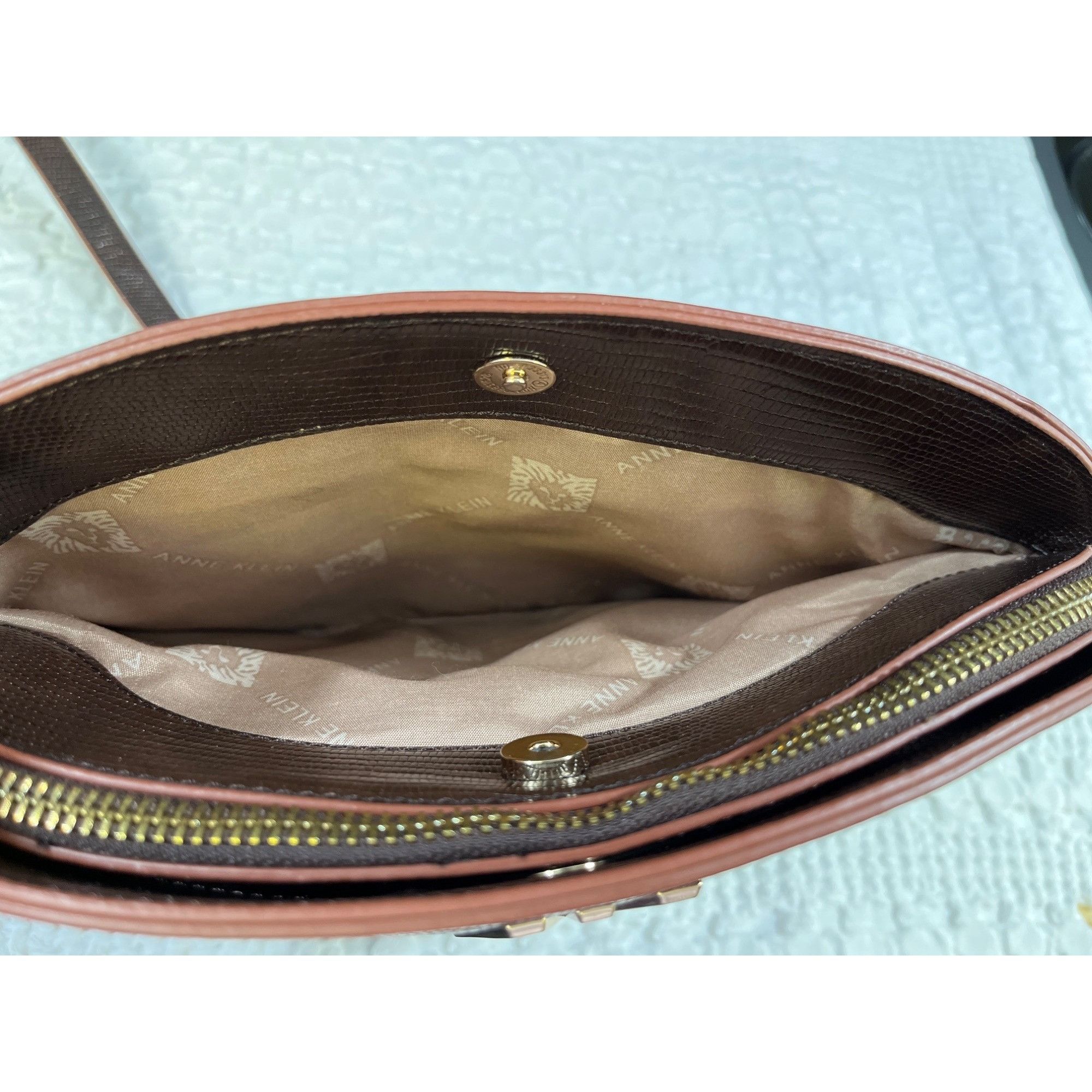 Anne Klein Anne Klein Women's Brown Purse/Crossbody W/ Card Holder SKU Size ONE SIZE - 7 Thumbnail
