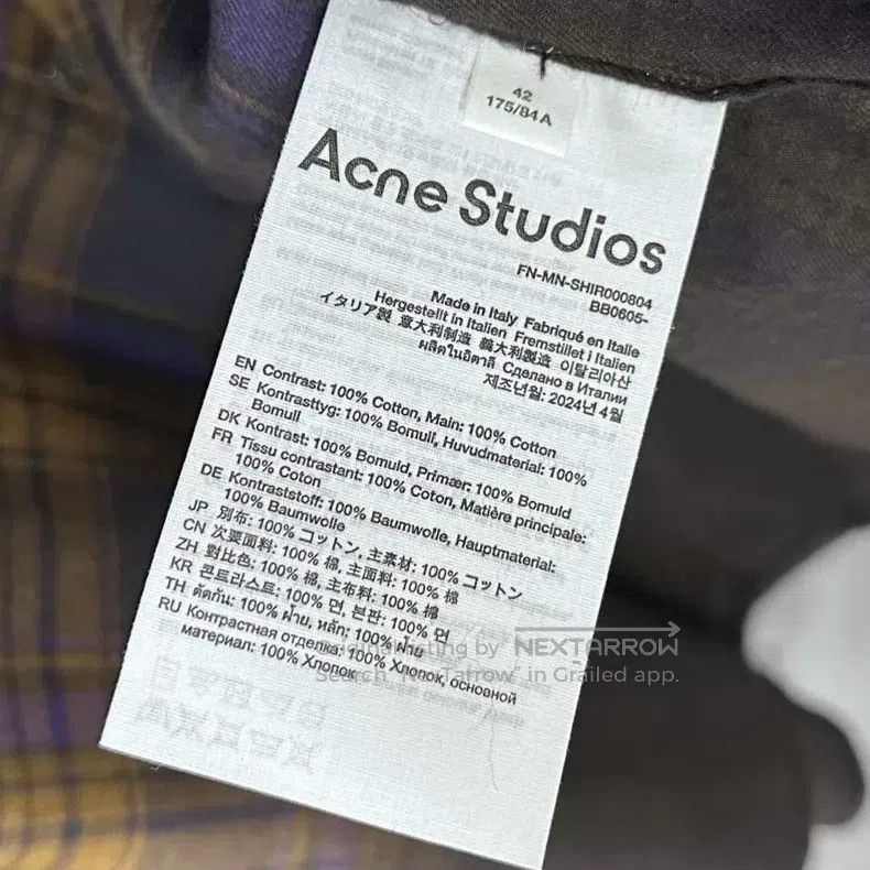 Acne Studios Acne Studios 24FW Patchwork Fake Two-Piece Gradient Plaid Size US XS / EU 42 / 0 - 5 Thumbnail