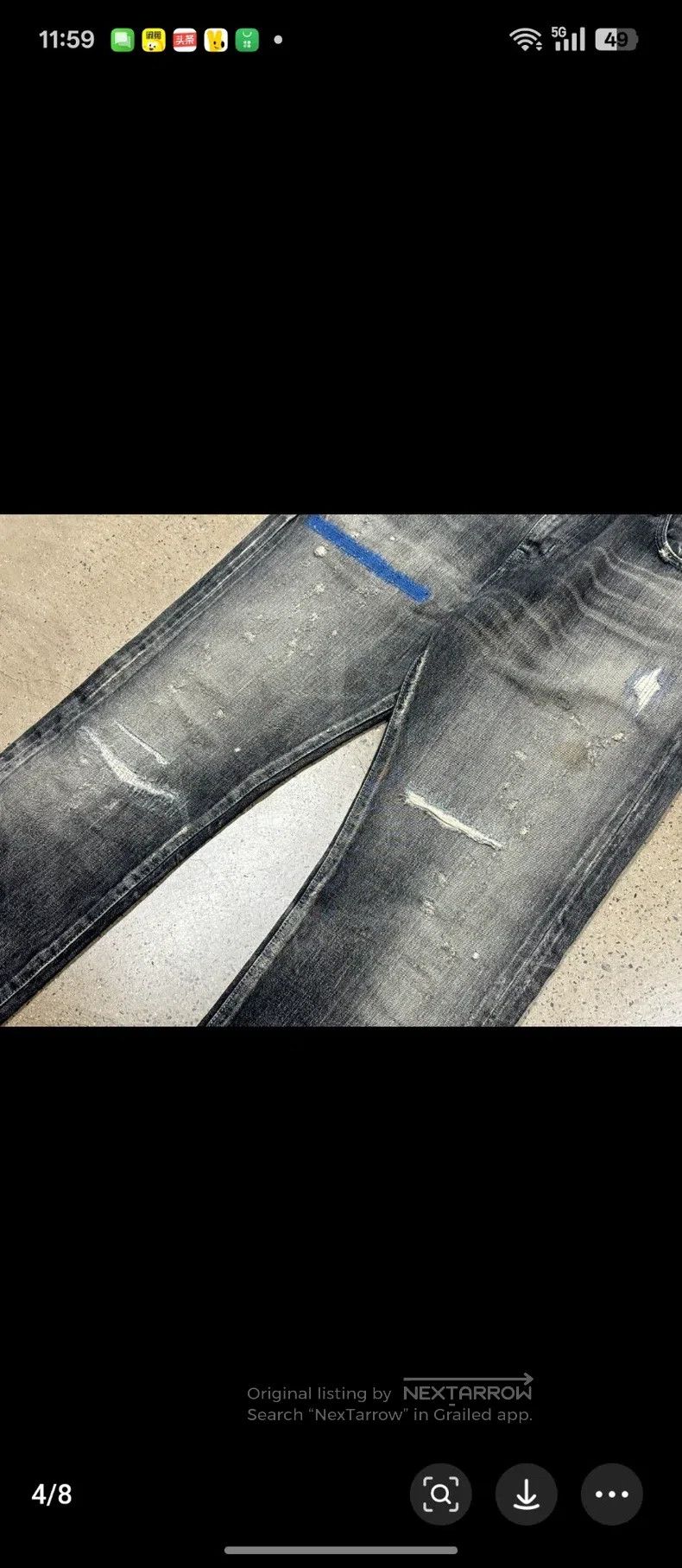 Neighborhood Neighborhood size M Bull King Denim Jeans Size US 27 - 5 Thumbnail