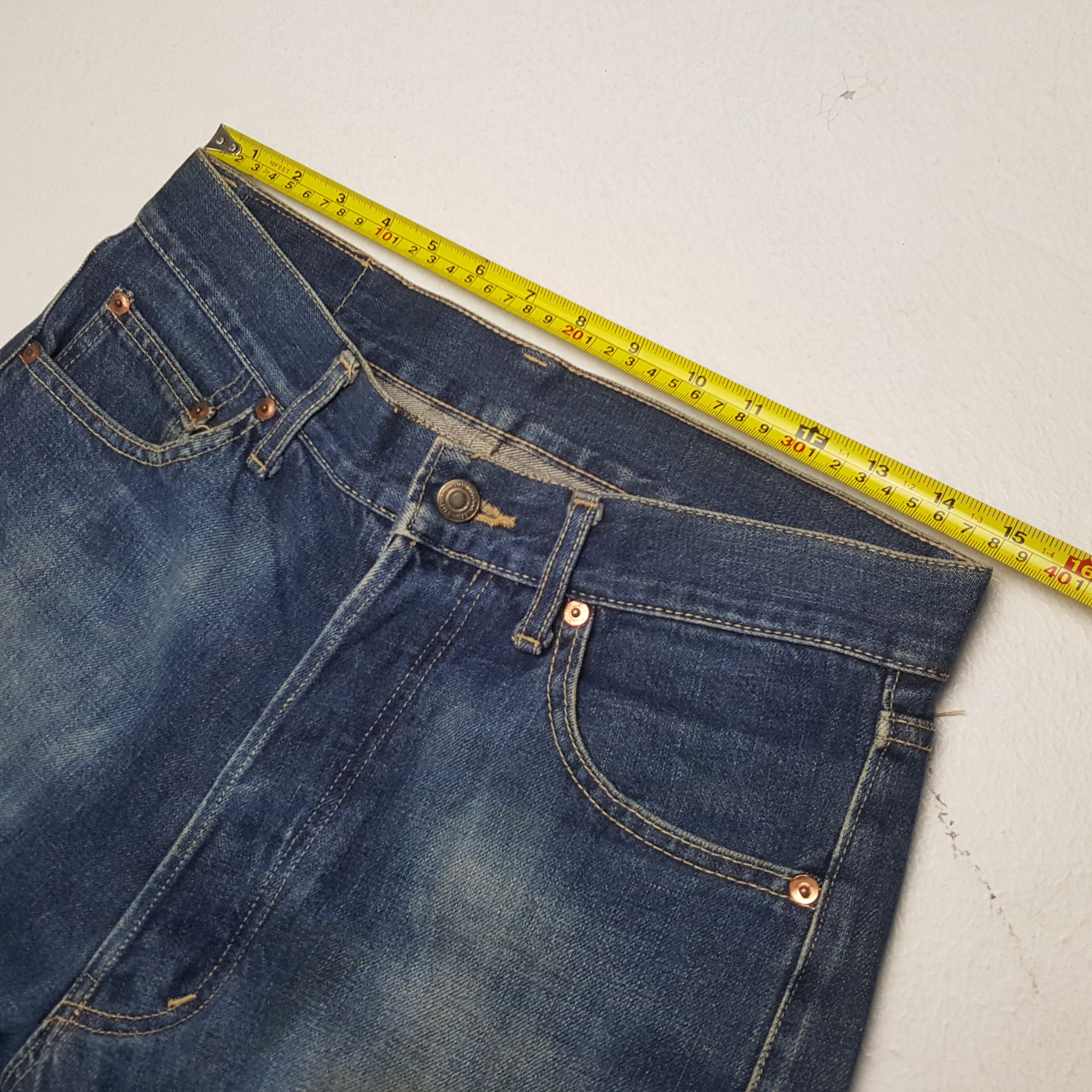 Evisu × Japanese Brand × Vintage Vintage EVISU Japanese Brand Daicock Custom Design Jeans Size US 30 / EU 46 - 7 Thumbnail