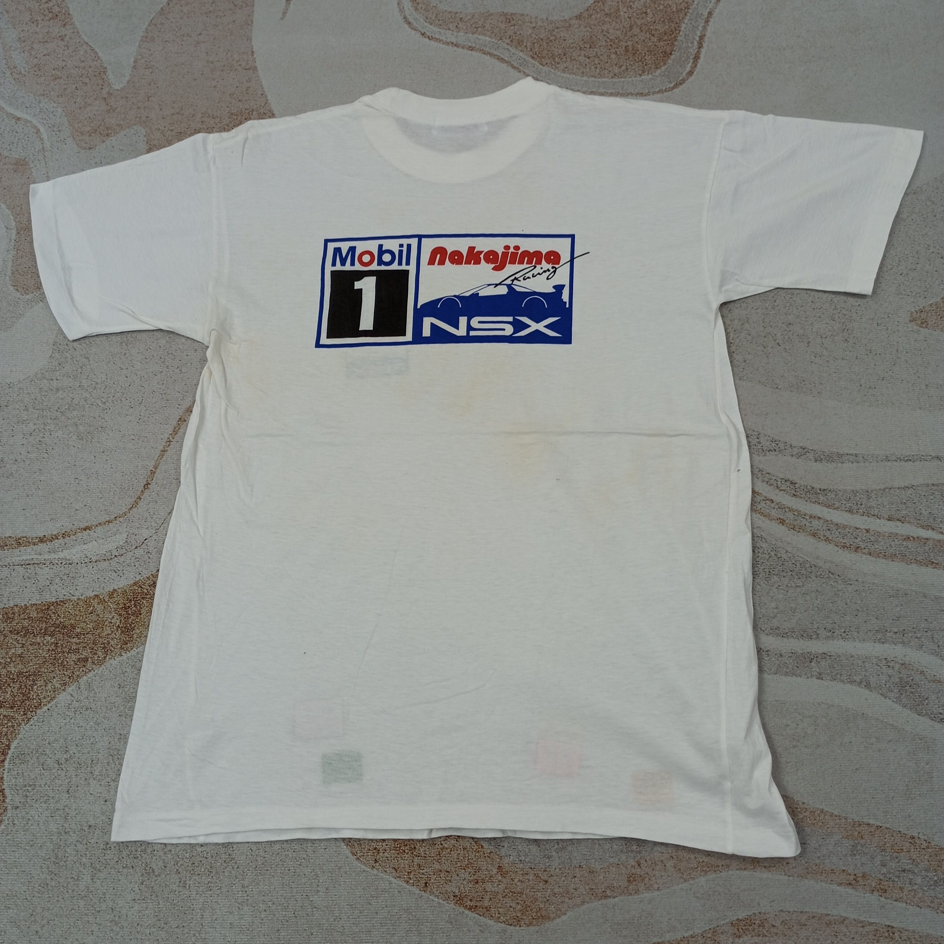 Japanese Brand Mobil 1 Nakajima Racing NSX Japanese Honda Tshirt C239N39 Size US M / EU 48-50 / 2 - 1 Thumbnail