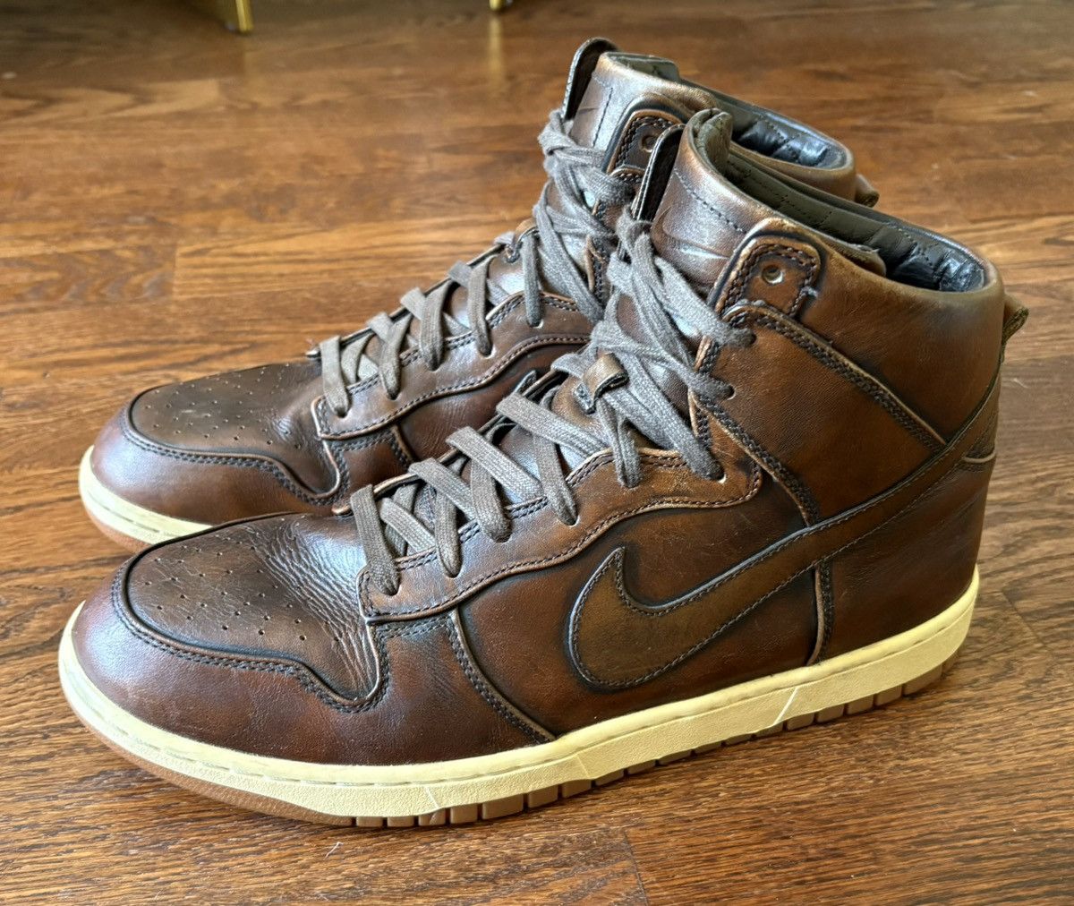 Nike Nike Dunk Lux Premium Burnished Brown Size US 13 / EU 46 - 1 Thumbnail