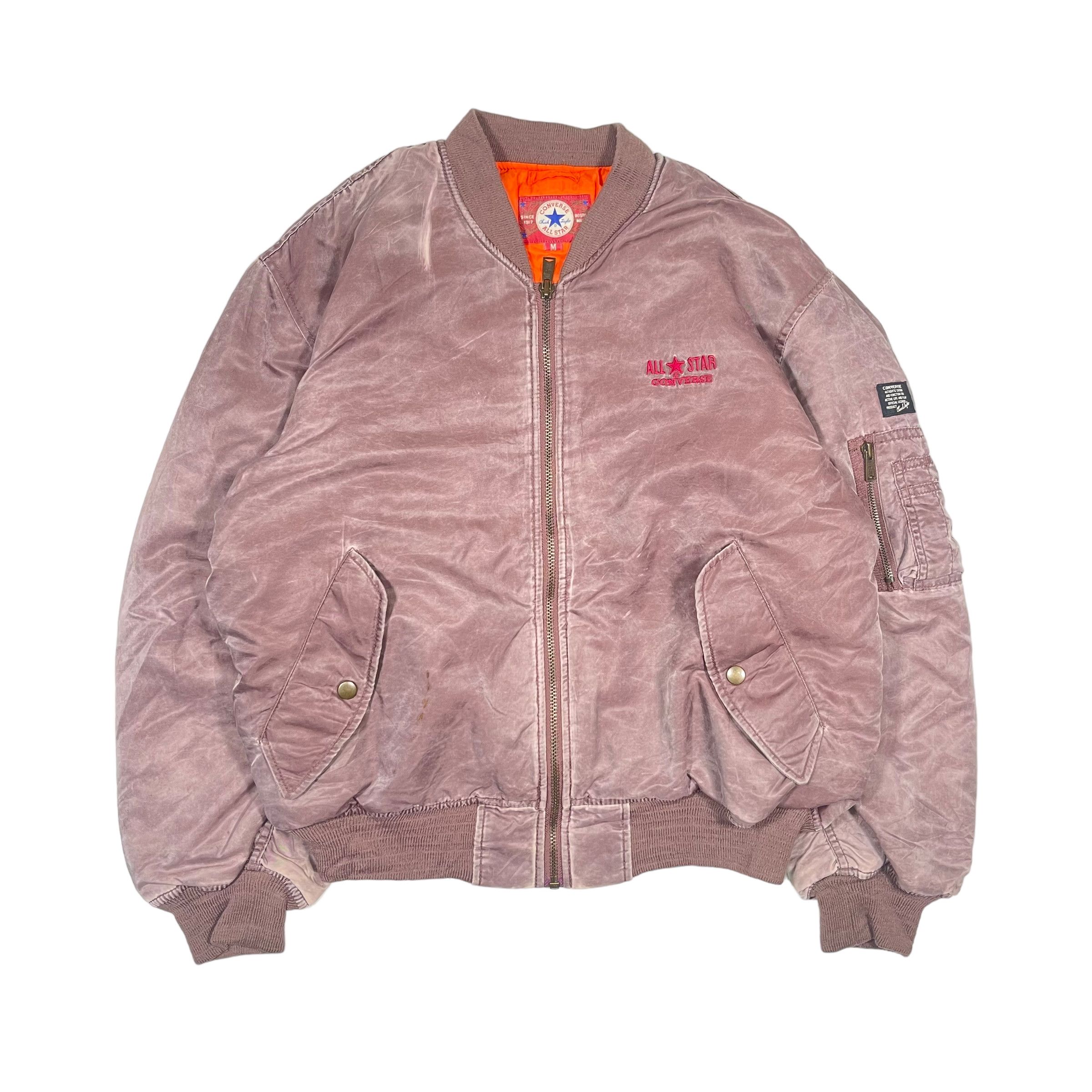Vintage 1990s Converse Nylon Washed Bomber Jacket