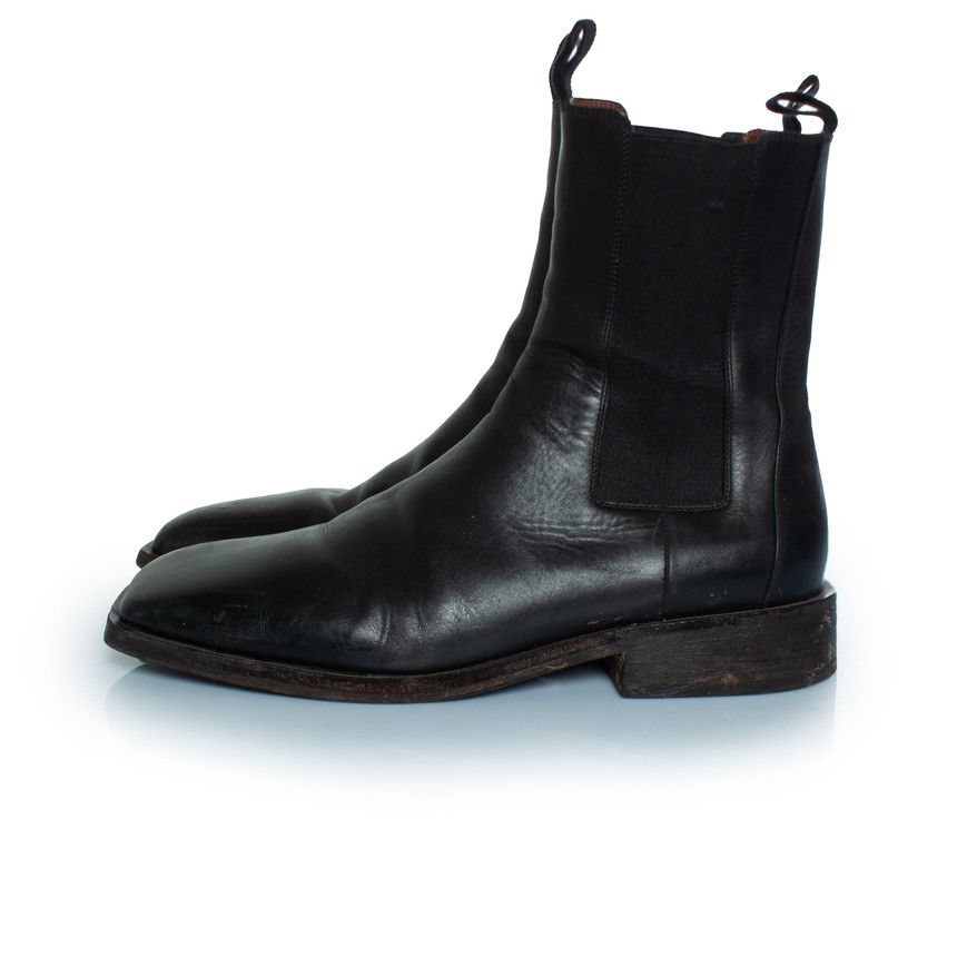 Marsell Marsell, Black leather Chelsea boots Size US 12 / EU 45 - 2 Thumbnail
