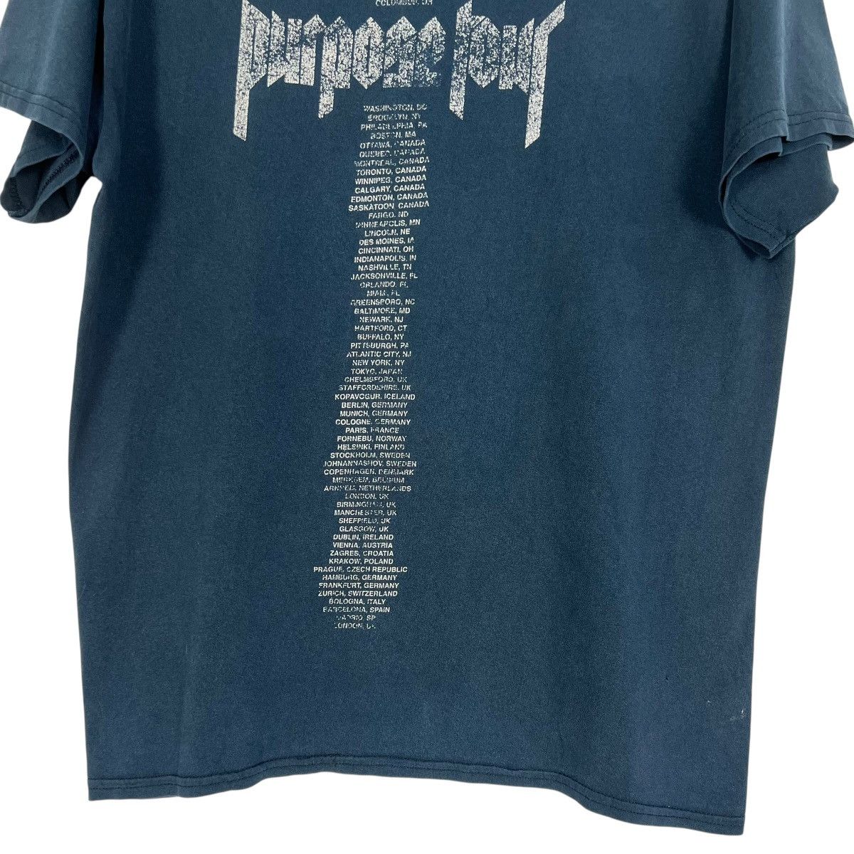 Justin Bieber Distressed Justin Bieber Purpose Tour Tee Size US L / EU 52-54 / 3 - 7 Thumbnail