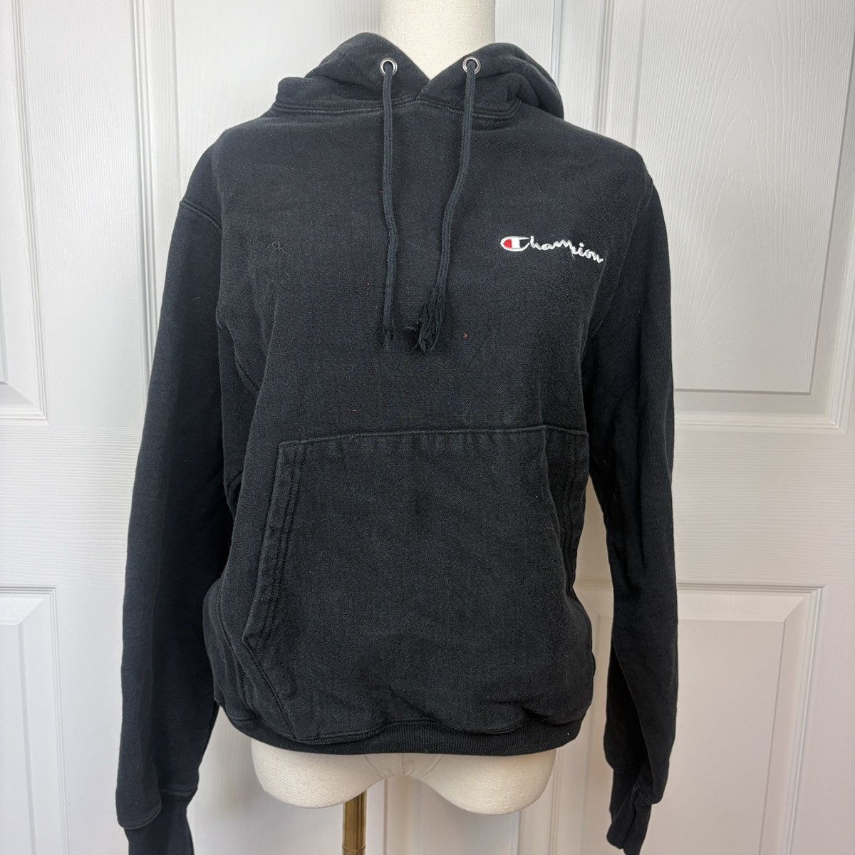 Champion Champion black logo hoodie Size S / US 4 / IT 40 - 1 Thumbnail