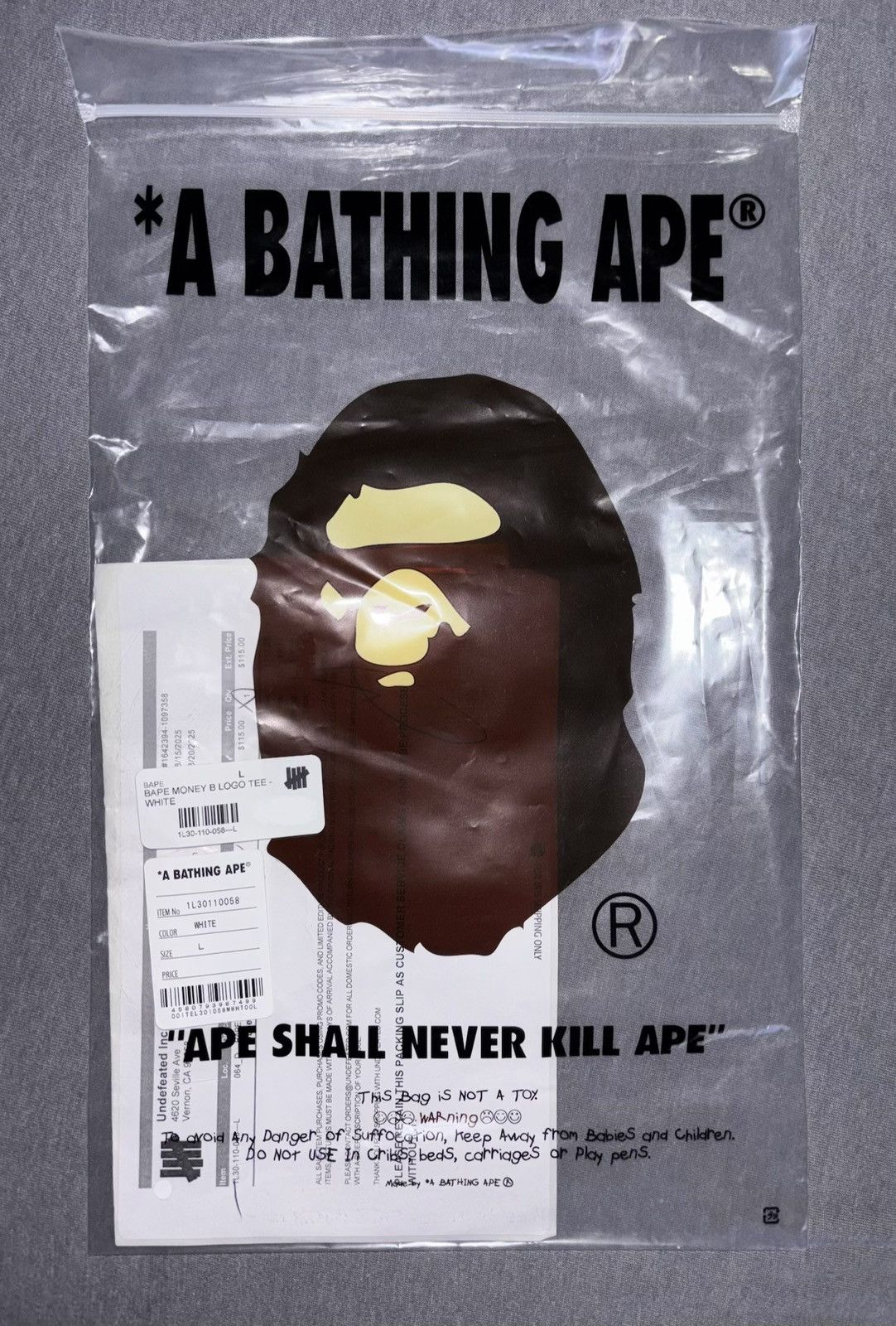 Bape Bape Money Tee Size US L / EU 52-54 / 3 - 6 Thumbnail