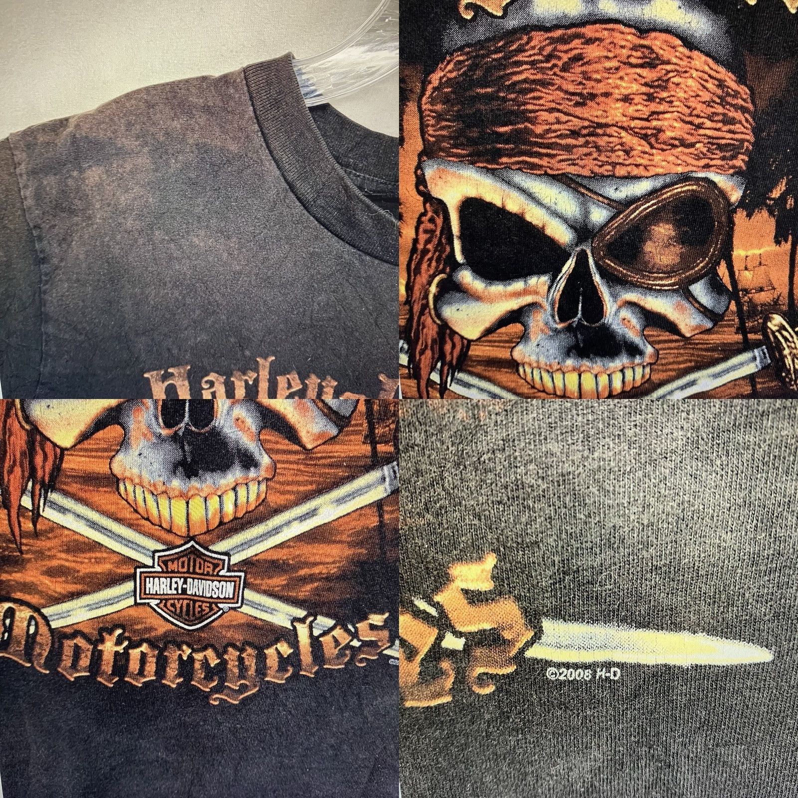 Harley Davidson Harley-Davidson T-Shirt Adult Small Black Graphic Print Biker Motorcycle USA 2000s Size US S / EU 44-46 / 1 - 8 Thumbnail
