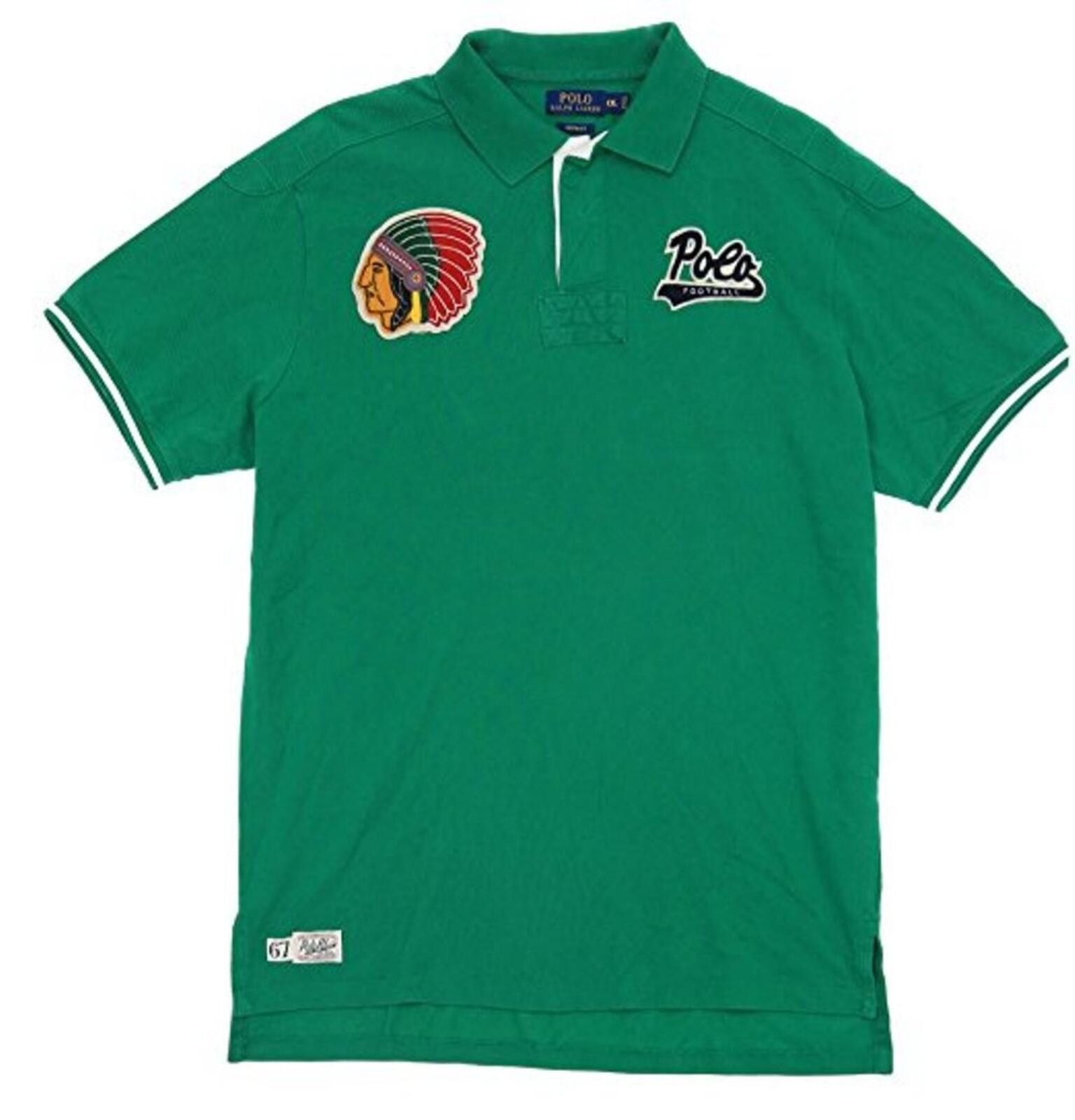Polo Ralph Lauren Polo Ralph Lauren Mens Custom Fit Indian Chief Head Shirt M Size US M / EU 48-50 / 2 - 1 Thumbnail