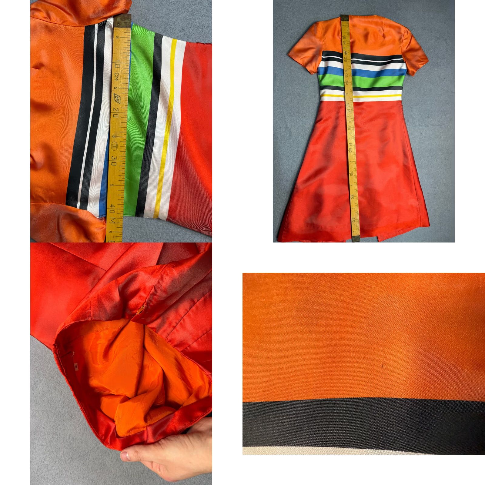 Vintage VINTAGE Contessa Orange Silk Dress Pants Womens 12 Hong Kong Set Dress Pants Contessa Orange Silk Dress Pants Womens 12 Hong Kong Size 34" / US 12 / IT 48 - 9 Thumbnail